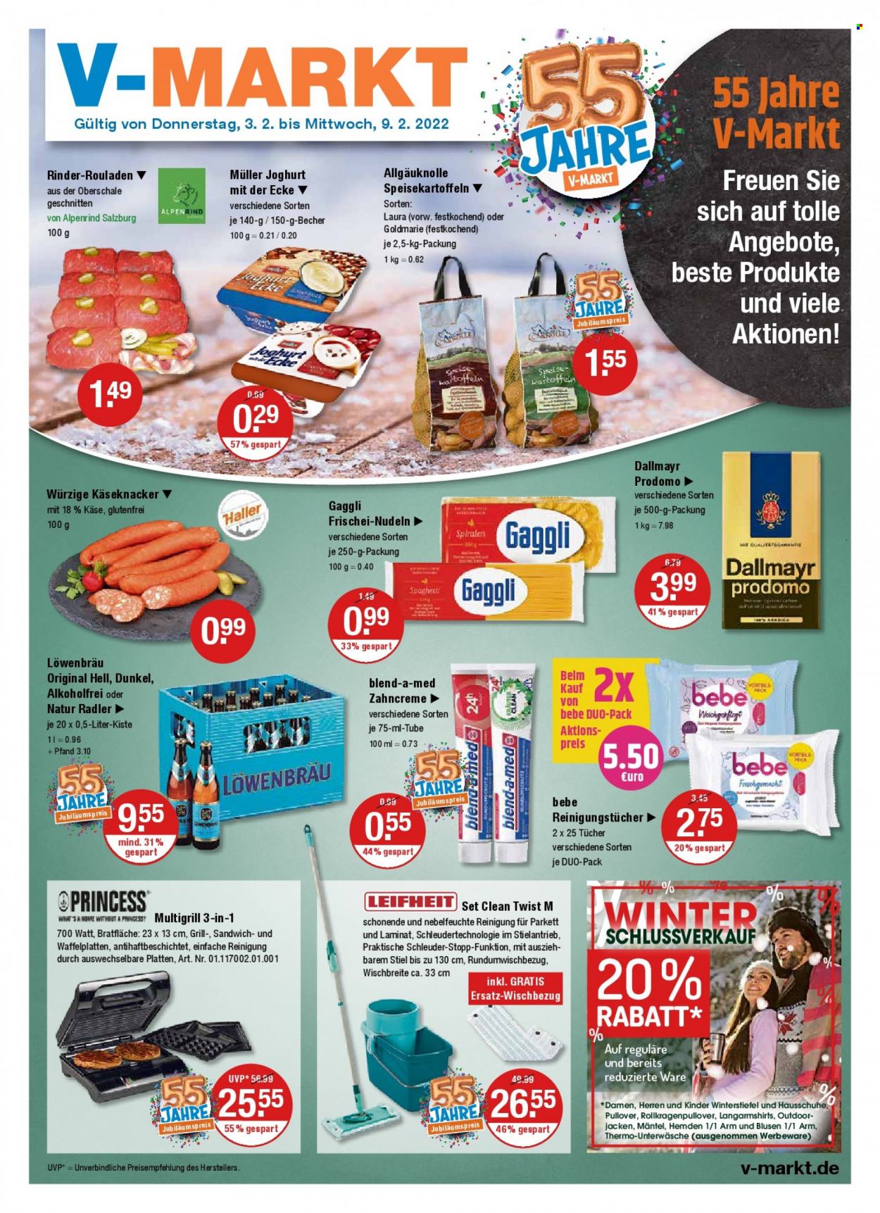 V-Markt Prospekte  - 3.02.2022 - 9.02.2022. Seite 1