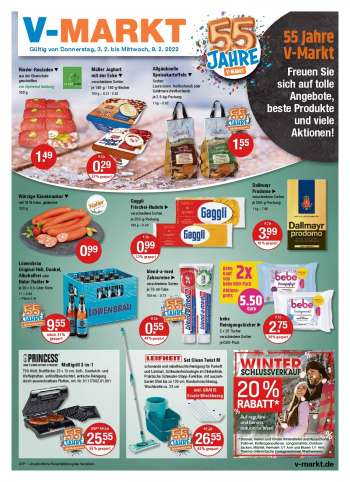 Prospekte V-Markt - 3.02.2022 - 9.02.2022.