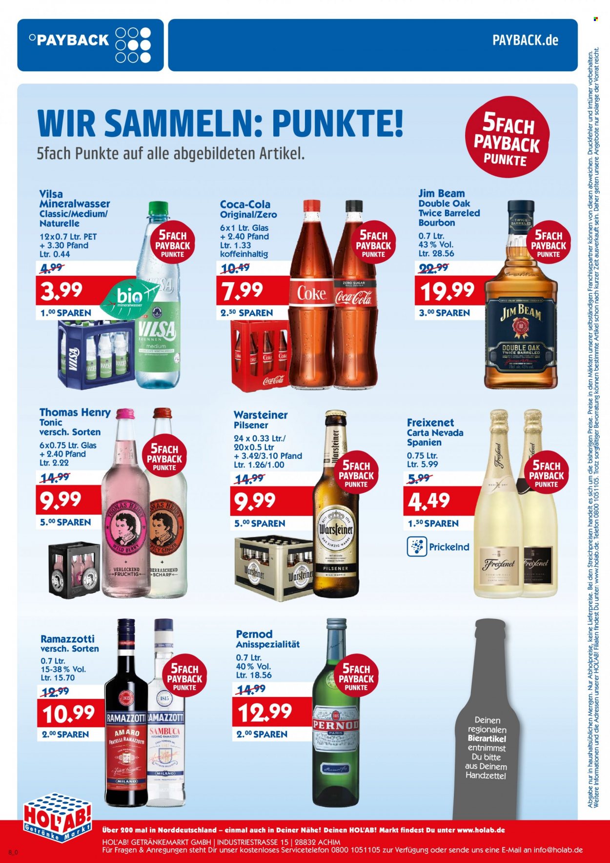 Hol'ab! Getränkemarkt Prospekte  - 31.01.2022 - 5.02.2022. Seite 8