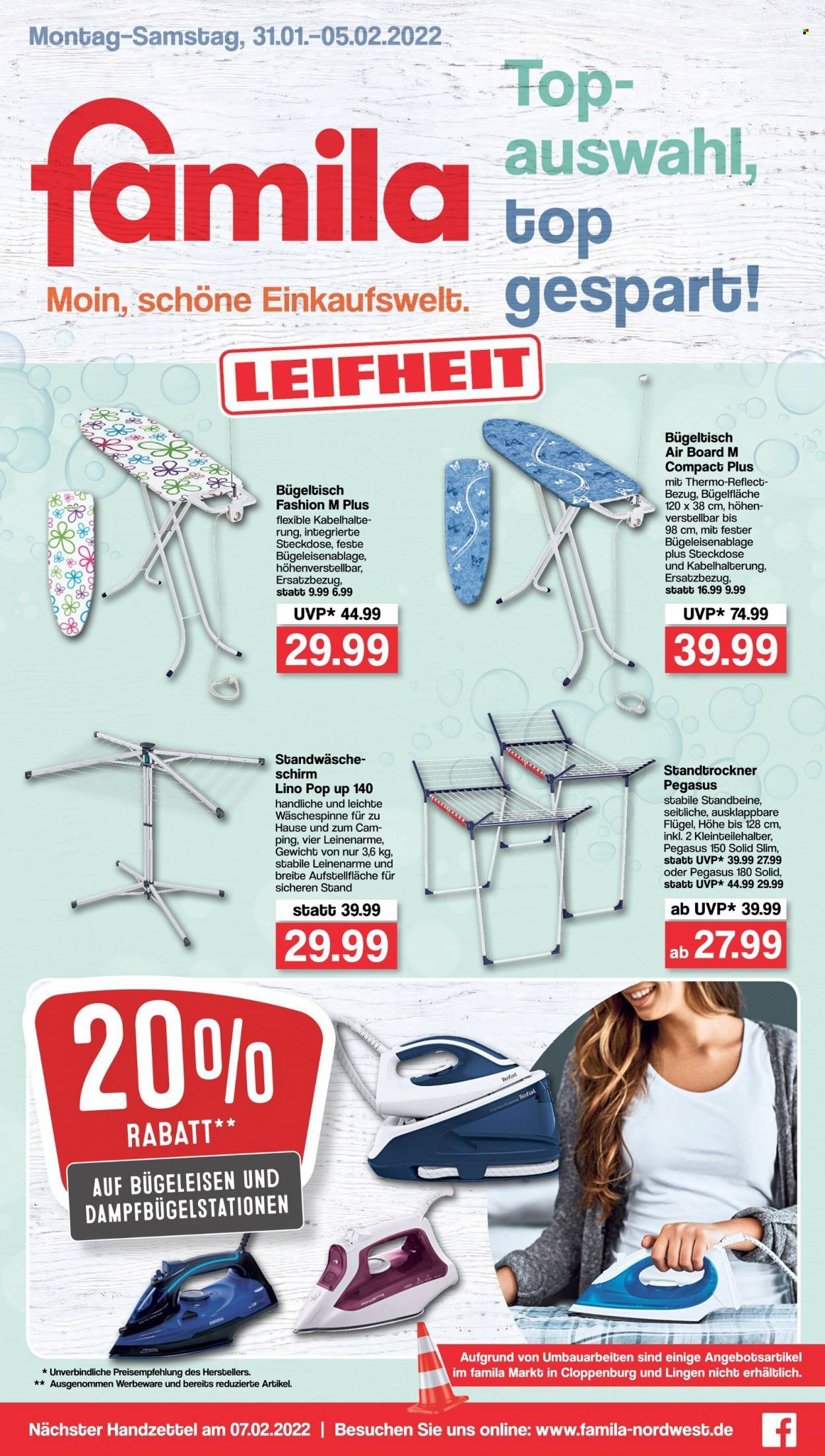 famila Prospekte  - 31.01.2022 - 5.02.2022. Seite 1