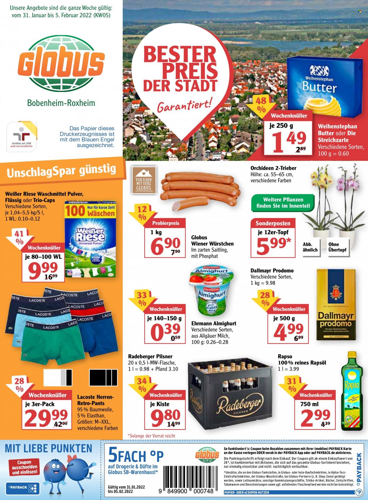 Globus Prospekte  - 31.01.2022 - 5.02.2022. Seite 1