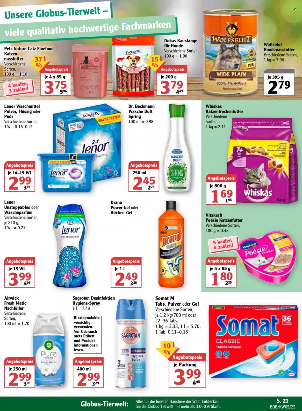Globus Prospekte  - 31.01.2022 - 5.02.2022. Seite 21