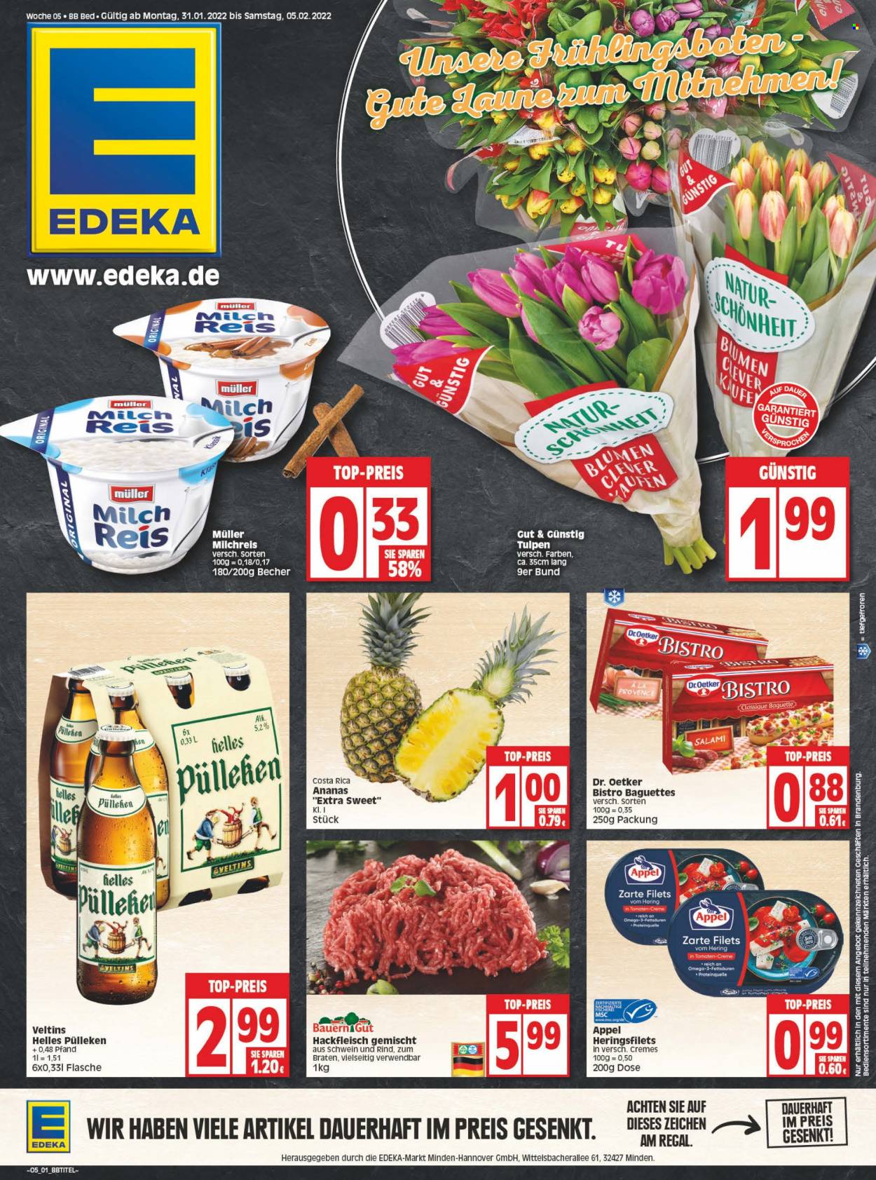 Edeka Prospekte  - 31.01.2022 - 5.02.2022. Seite 1