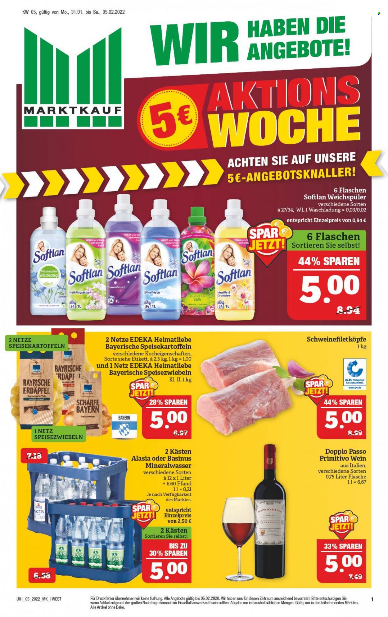 Marktkauf Prospekte  - 31.01.2022 - 5.02.2022. Seite 1