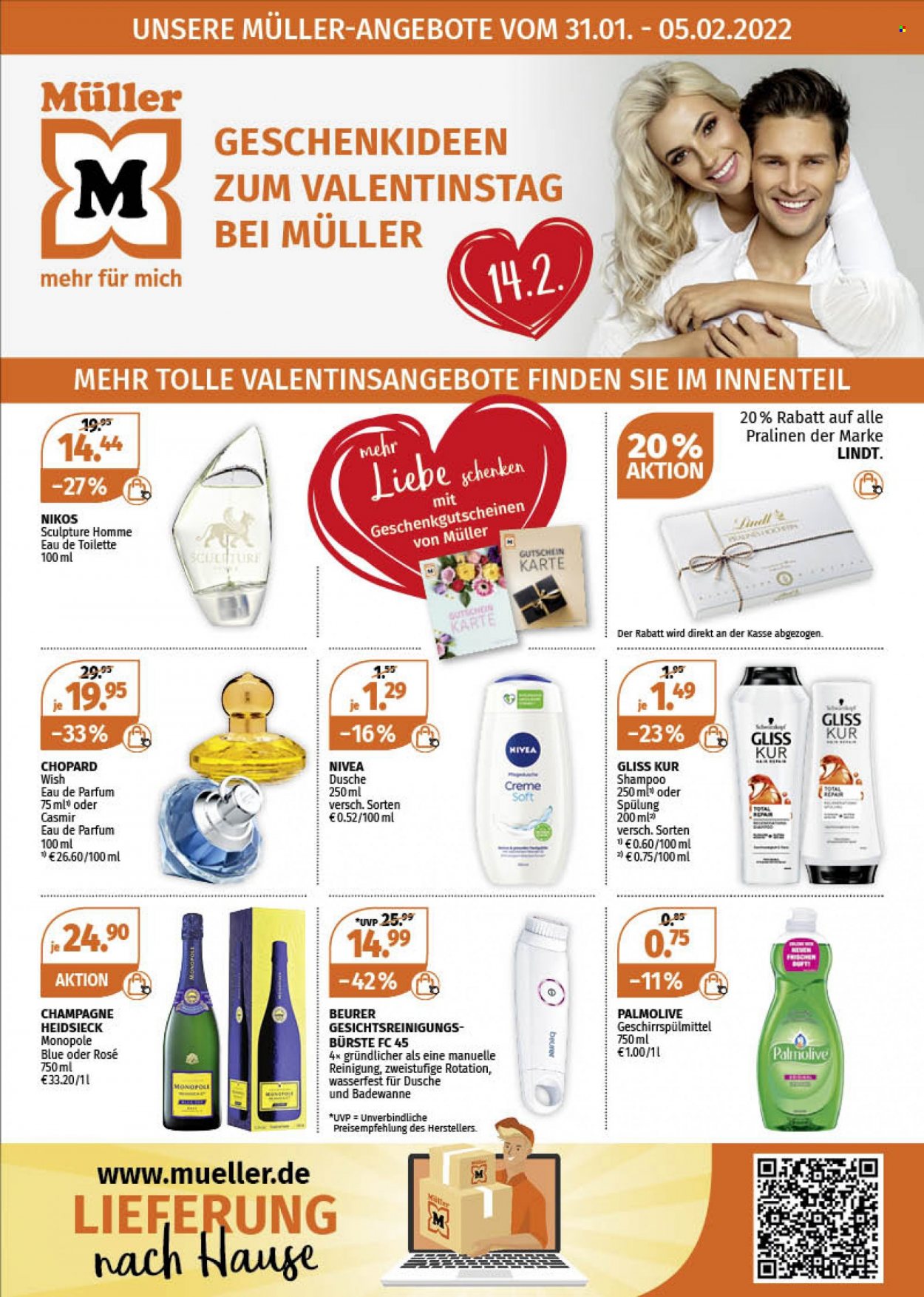 Müller Prospekte  - 31.01.2022 - 5.02.2022. Seite 1