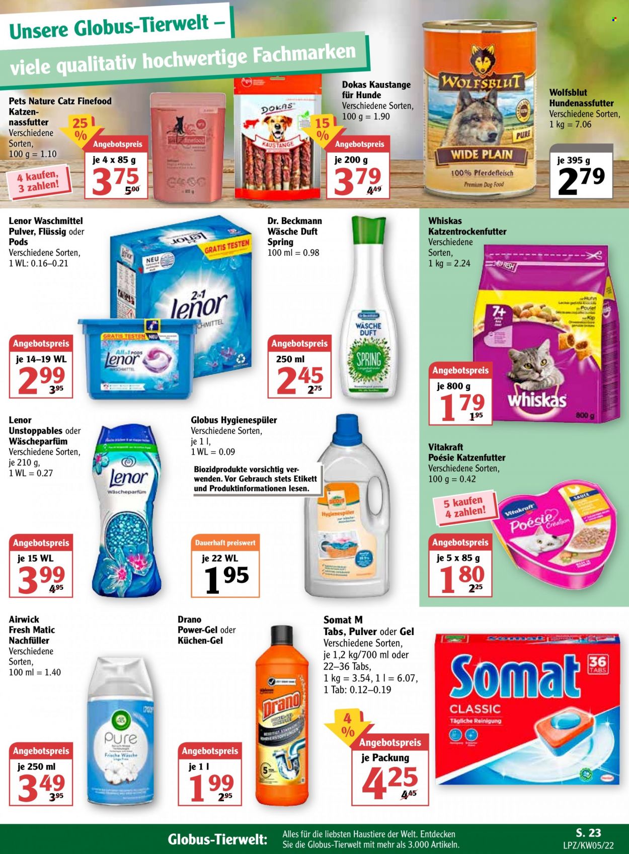Globus Prospekte  - 31.01.2022 - 5.02.2022. Seite 23