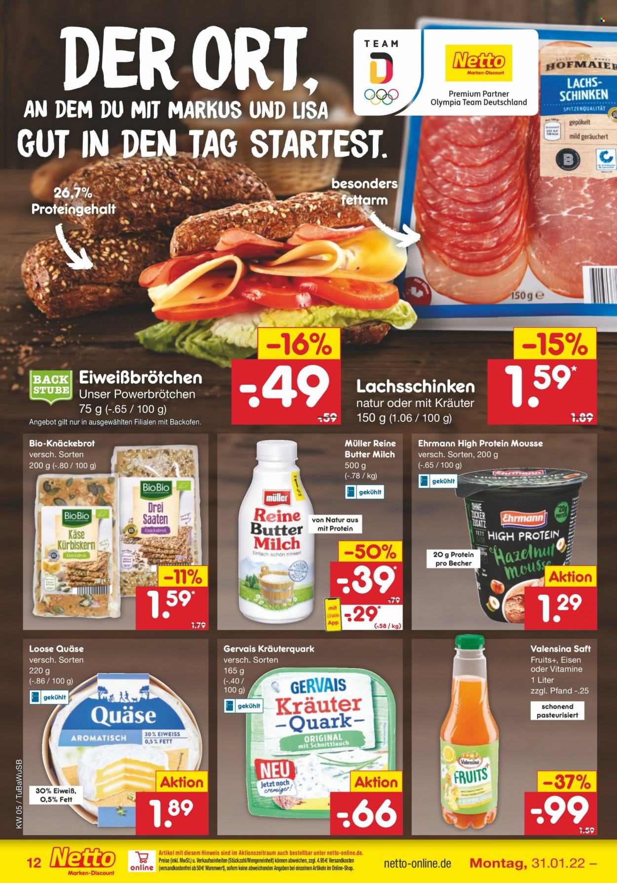 Netto Marken-Discount Prospekte  - 31.01.2022 - 5.02.2022. Seite 12