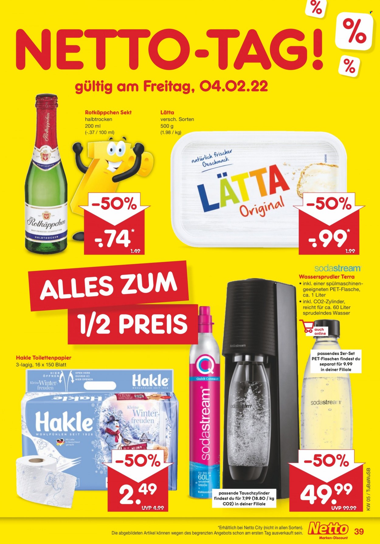 Netto Marken-Discount Prospekte  - 31.01.2022 - 5.02.2022. Seite 39