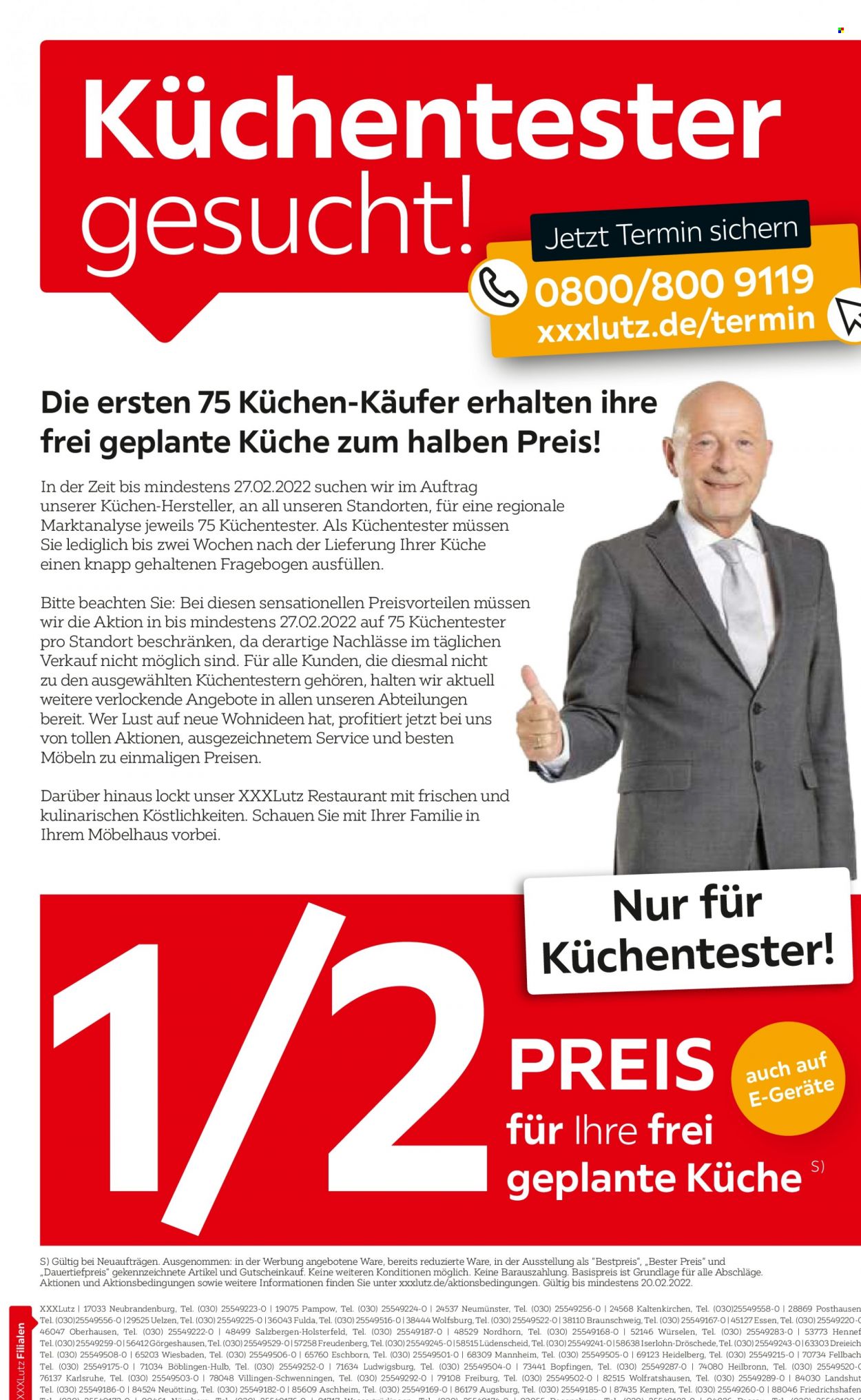 XXXLutz Prospekte  - 31.01.2022 - 27.02.2022. Seite 2