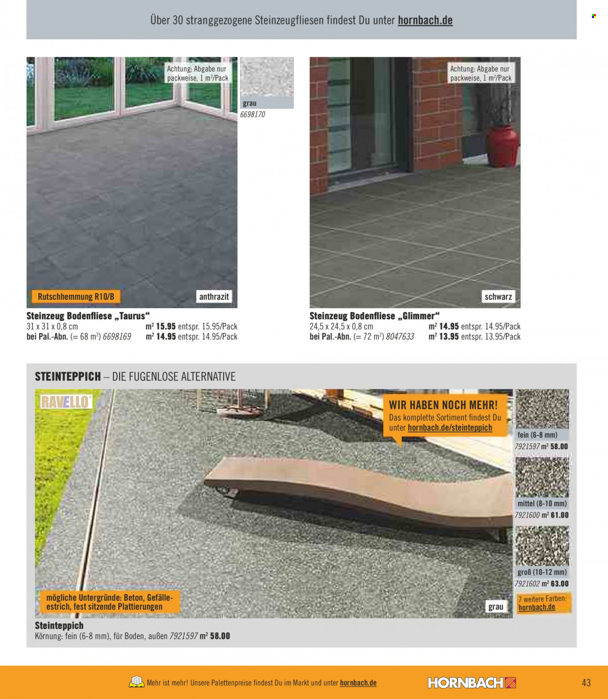 Hornbach Prospekte  - 1.02.2022 - 28.02.2022. Seite 43
