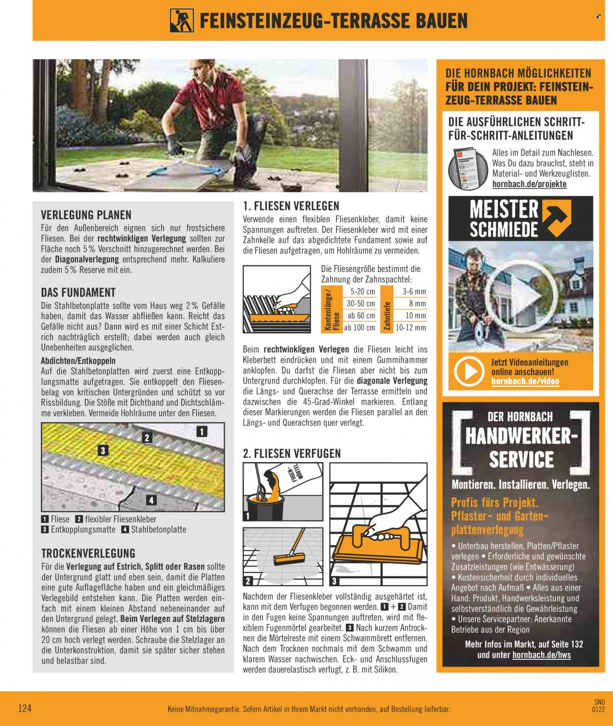 Hornbach Prospekte  - 1.02.2022 - 28.02.2022. Seite 124