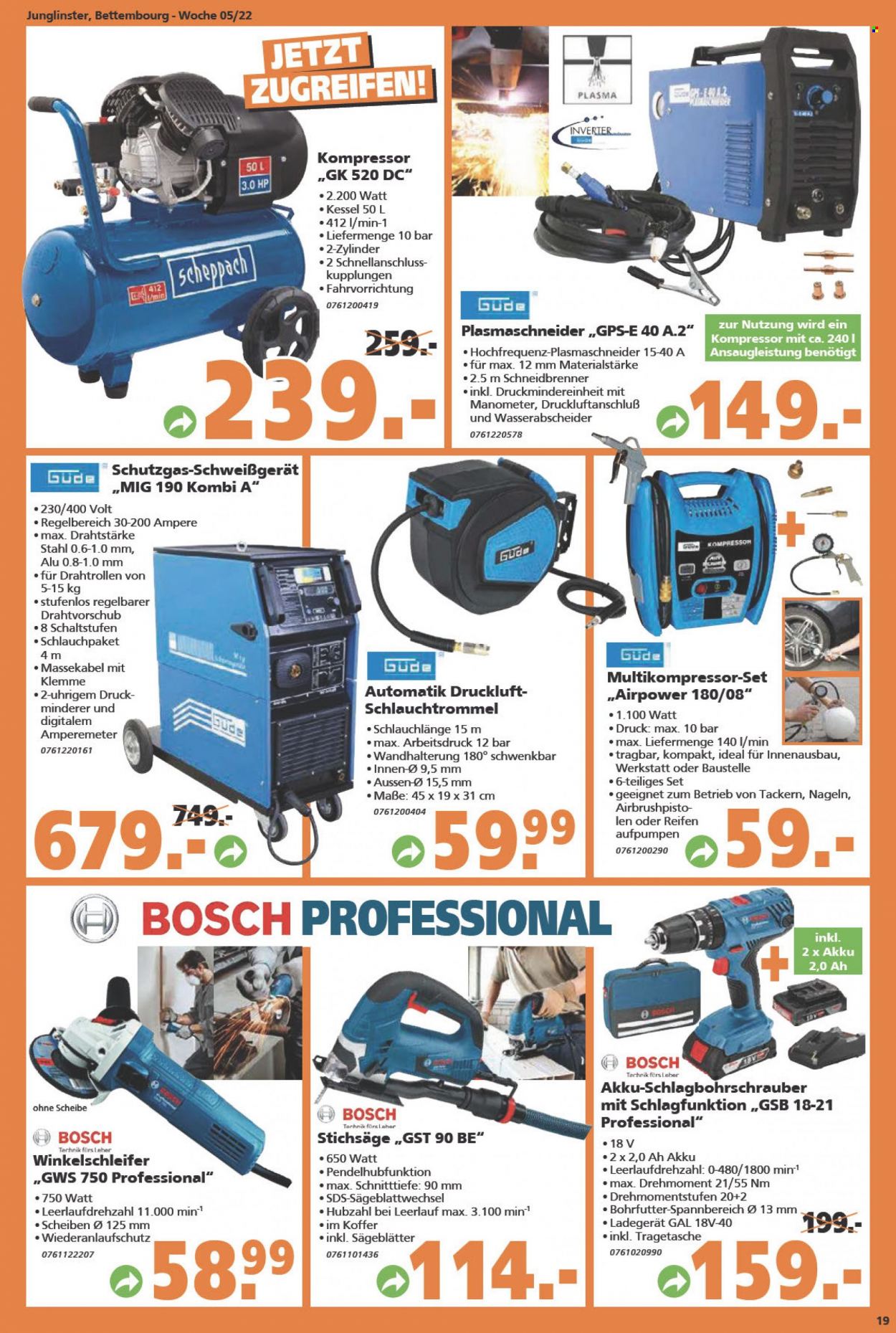 Globus Baumarkt Prospekte  - 1.02.2022 - 8.02.2022. Seite 19