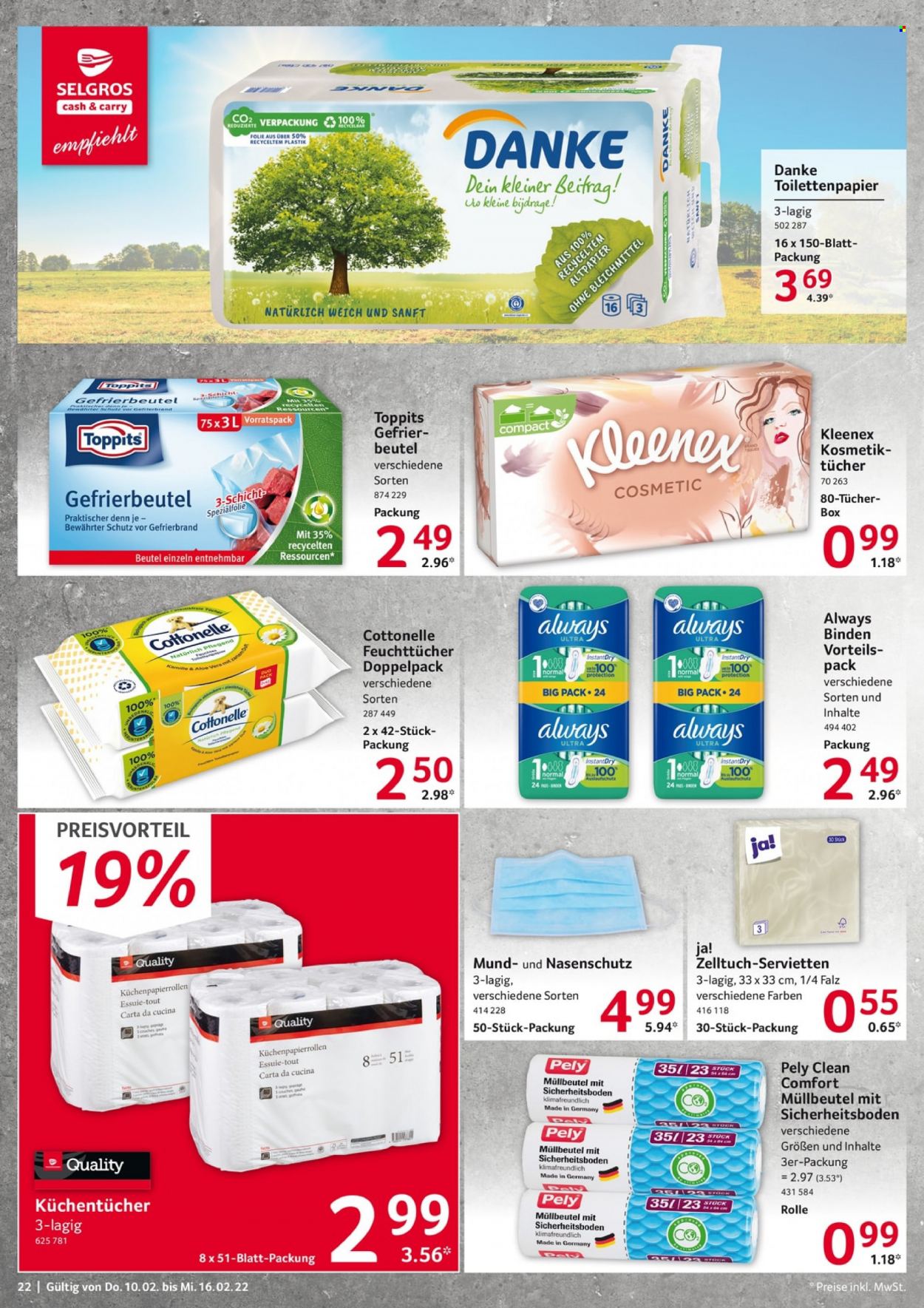 Selgros Prospekte  - 10.02.2022 - 16.02.2022. Seite 22