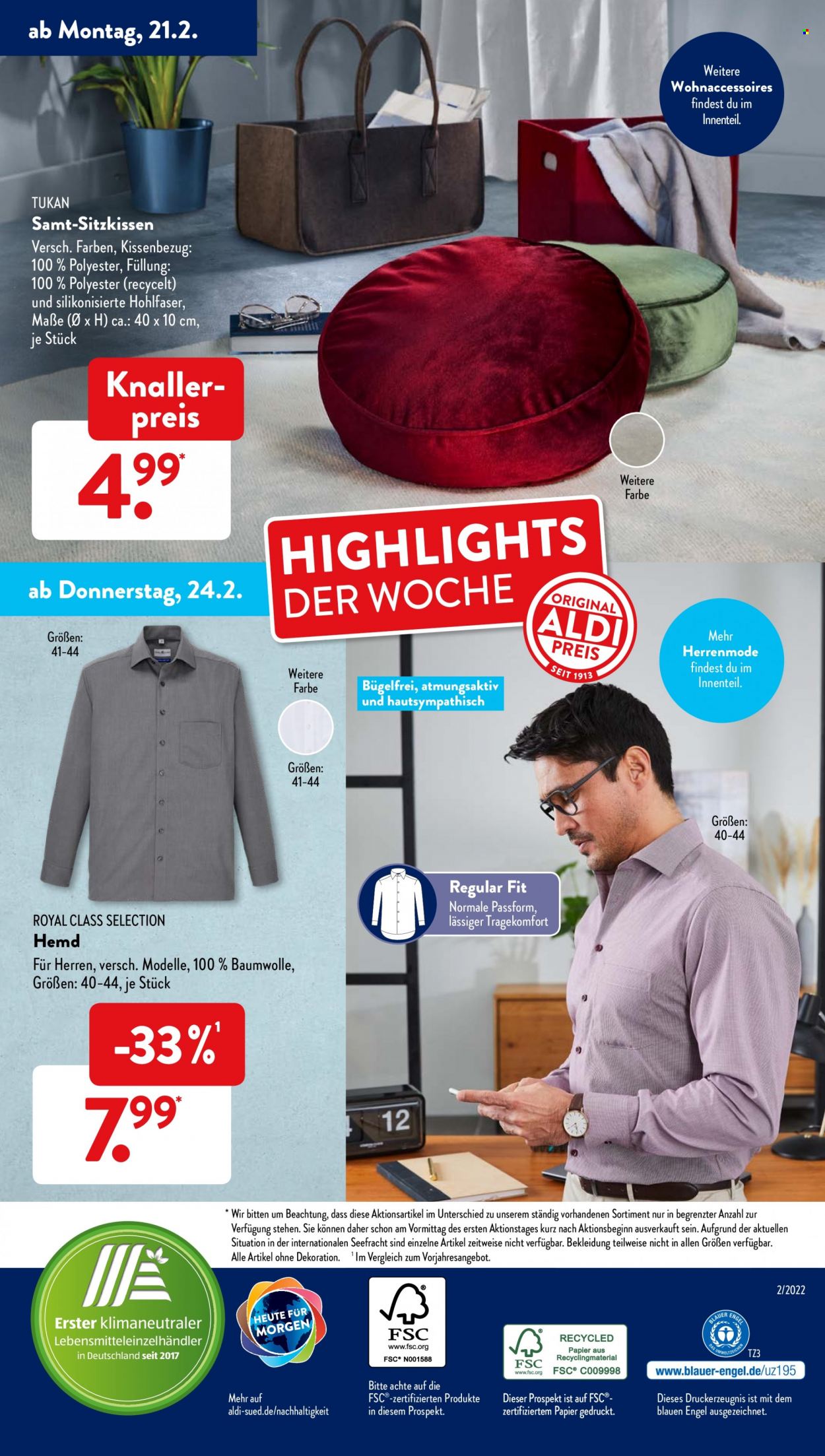 ALDI SÜD Prospekte  - 21.02.2022 - 26.02.2022. Seite 35