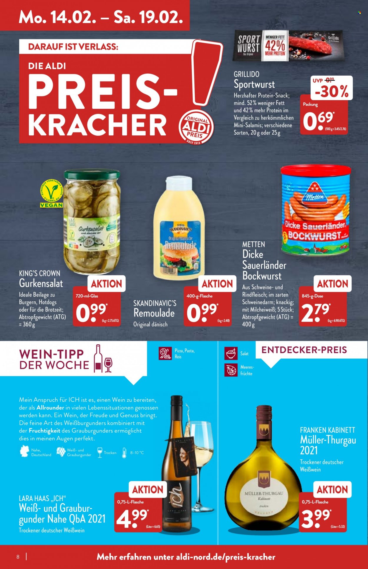 ALDI Nord Prospekte  - 14.02.2022 - 19.02.2022. Seite 8