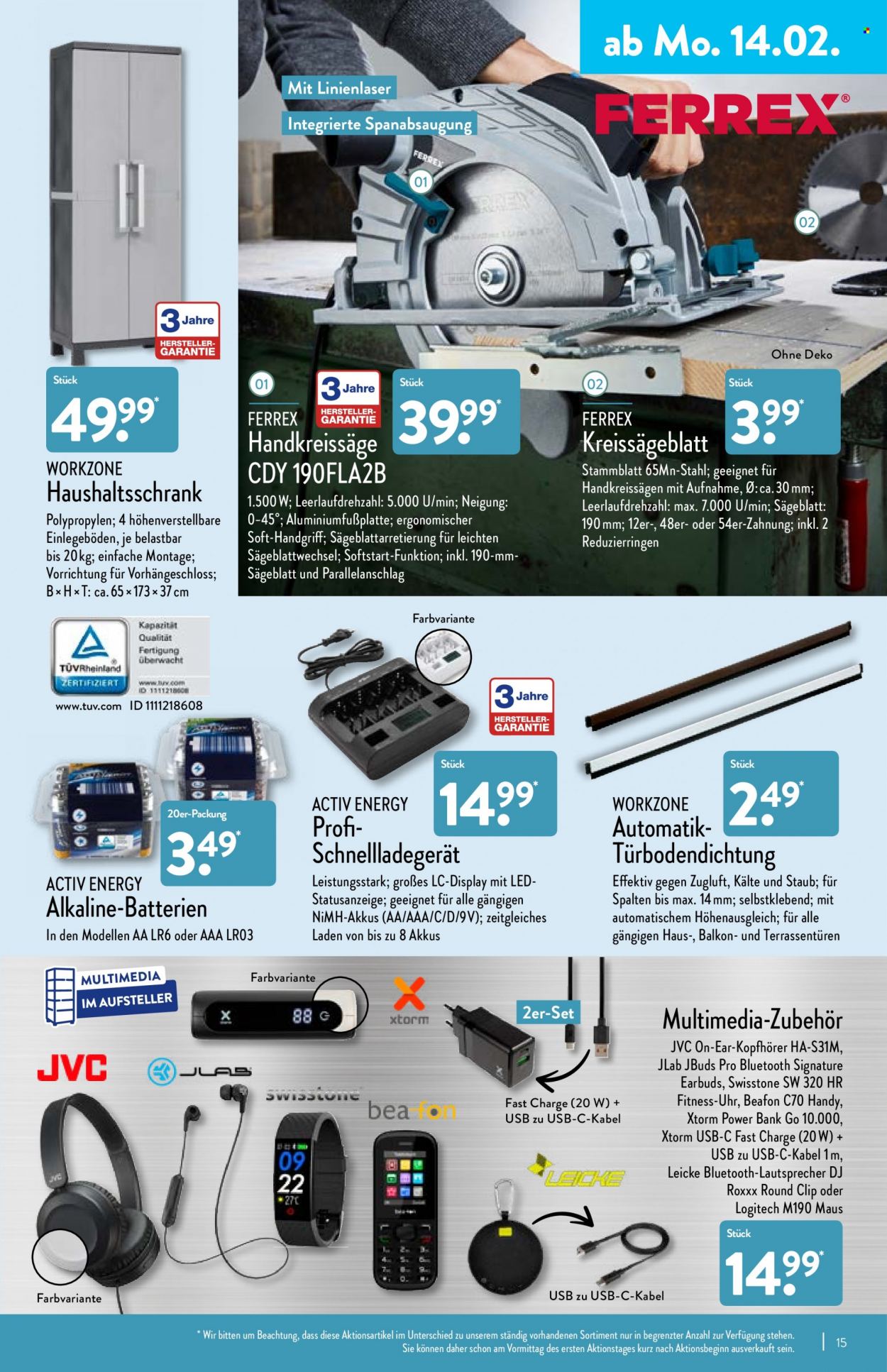 ALDI Nord Prospekte  - 14.02.2022 - 19.02.2022. Seite 15