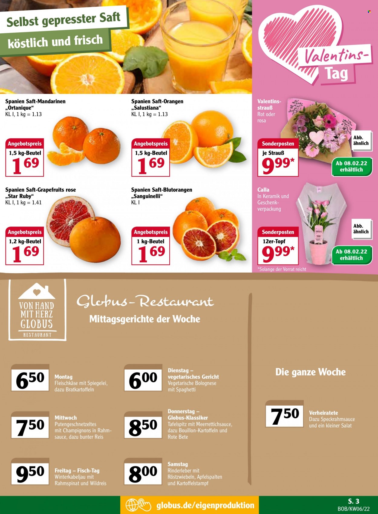 Globus Prospekte  - 7.02.2022 - 12.02.2022. Seite 3