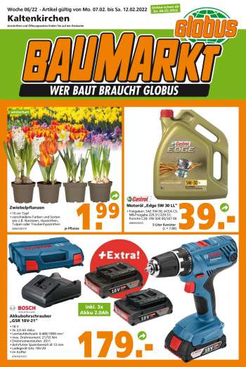 Prospekte Globus Baumarkt - 7.02.2022 - 12.02.2022.