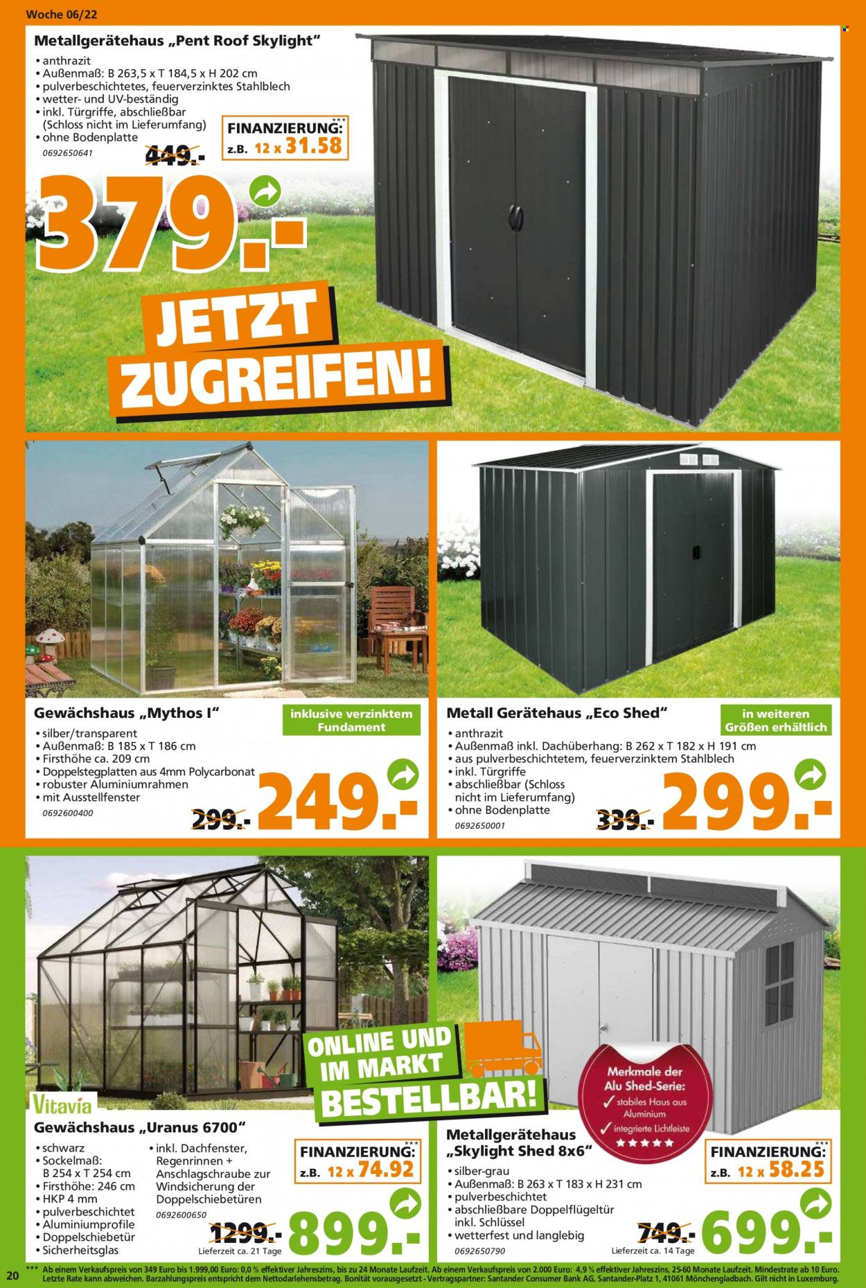 Globus Baumarkt Prospekte  - 7.02.2022 - 12.02.2022. Seite 20