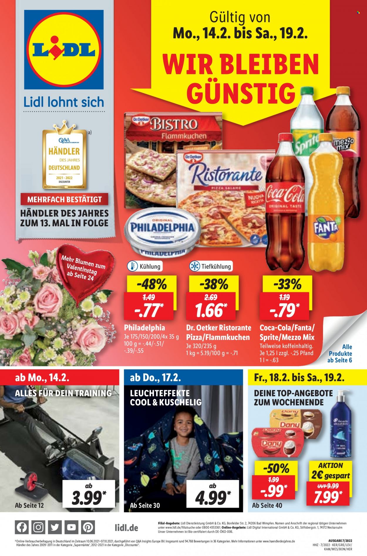 Lidl Prospekte  - 14.02.2022 - 19.02.2022. Seite 1