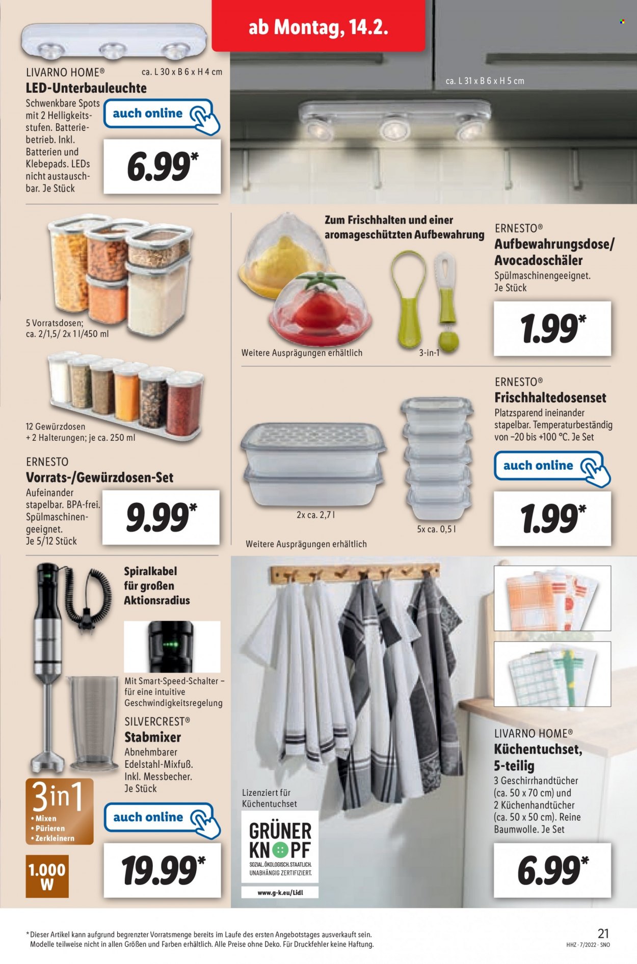 Lidl Prospekte  - 14.02.2022 - 19.02.2022. Seite 21