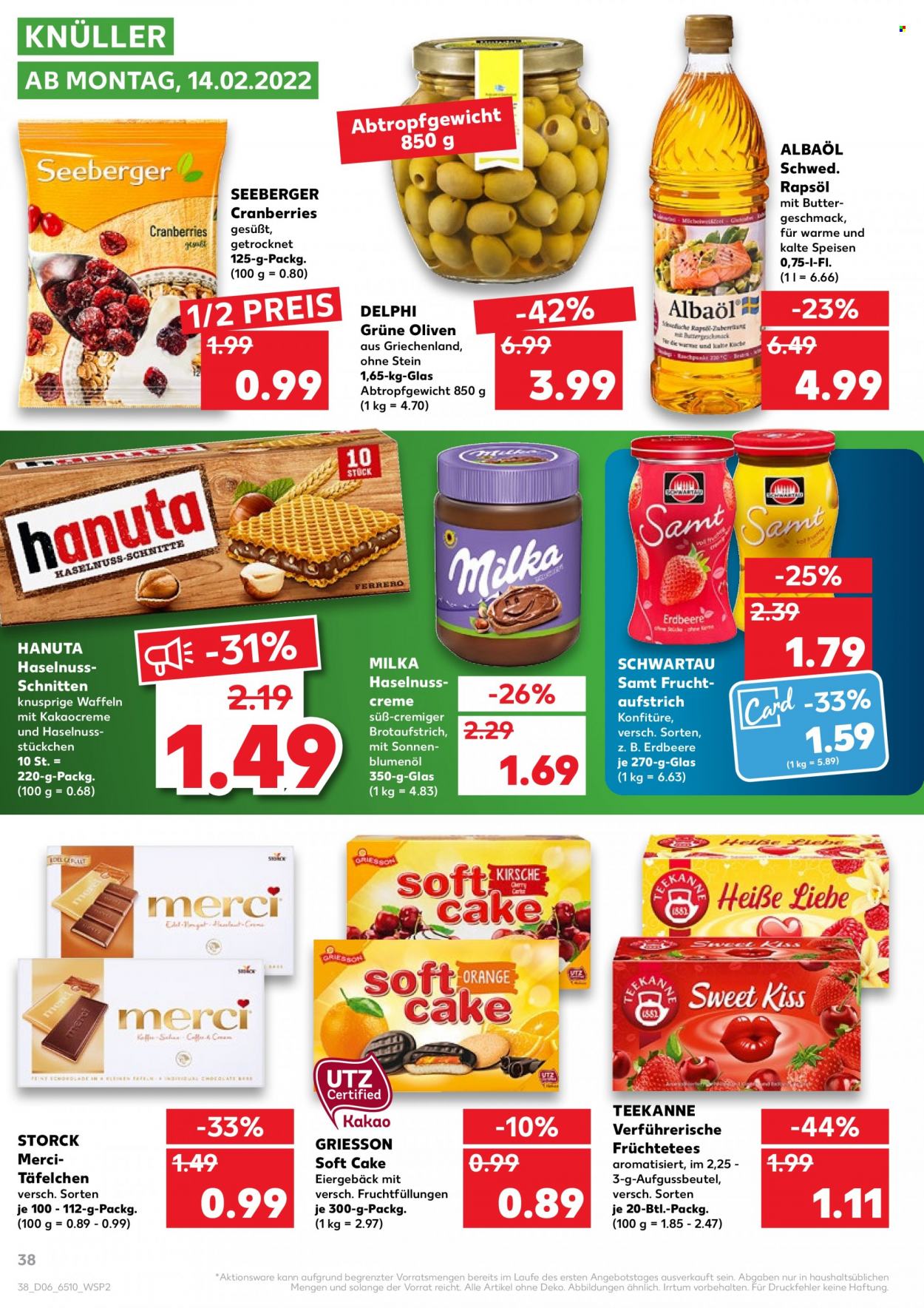 Kaufland Prospekte  - 10.02.2022 - 16.02.2022. Seite 38