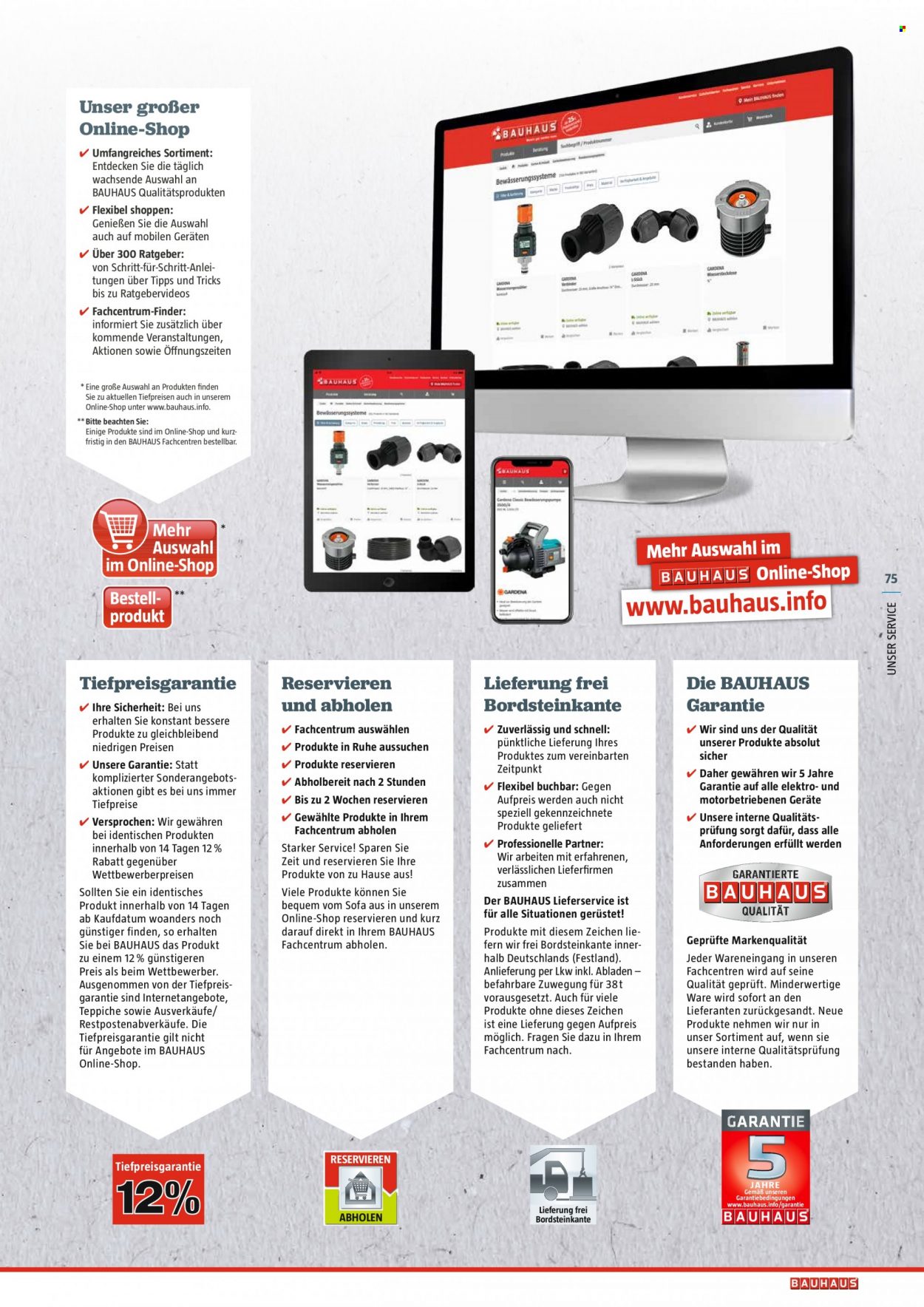 Bauhaus Prospekte  - 6.02.2022 - 30.06.2022. Seite 75