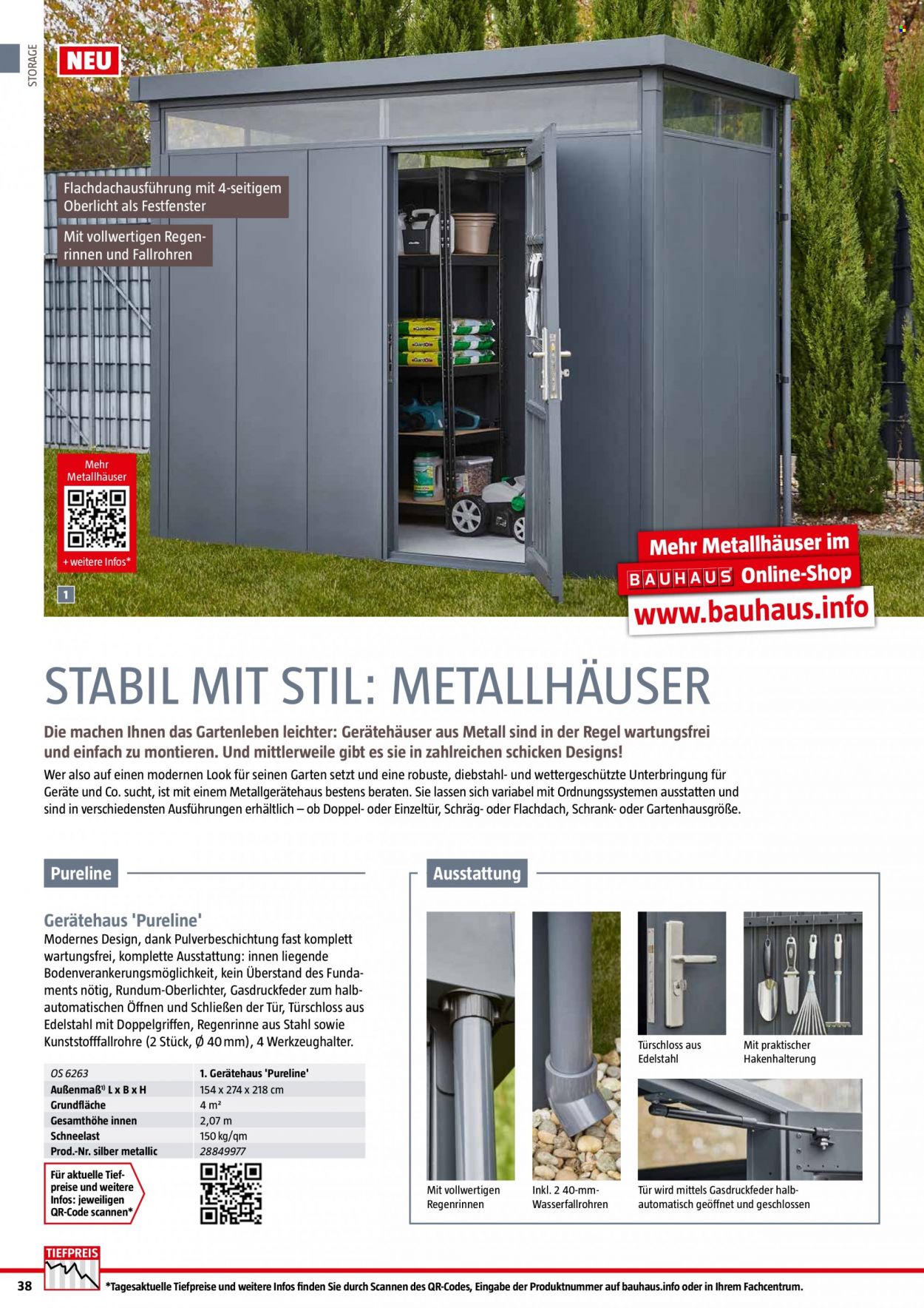 thumbnail - Prospekte Bauhaus - 6.02.2022 - 30.06.2022 - Produkte in Aktion - Schrank, Werkzeughalter. Seite 38.