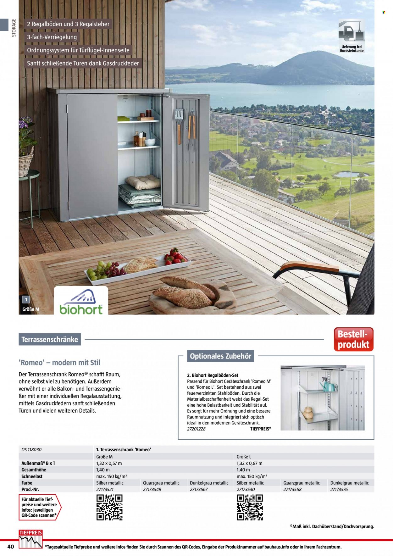 thumbnail - Prospekte Bauhaus - 6.02.2022 - 30.06.2022 - Produkte in Aktion - Regal. Seite 40.