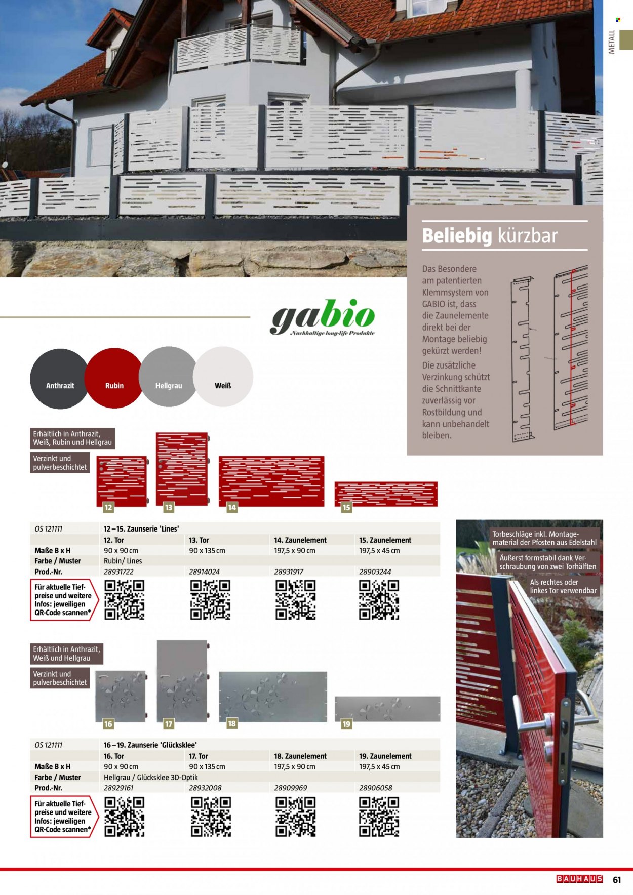 Bauhaus Prospekte  - 6.02.2022 - 30.06.2022. Seite 61