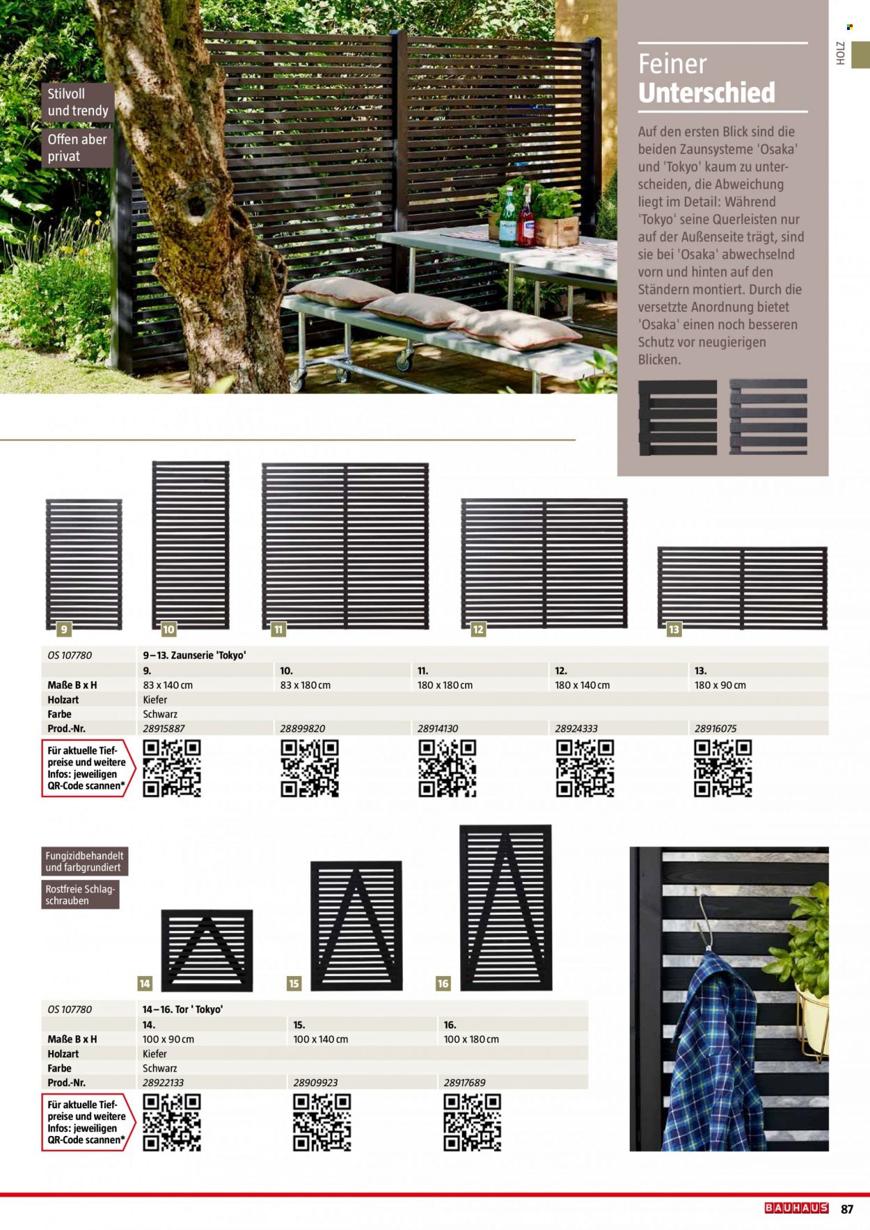 thumbnail - Prospekte Bauhaus - 6.02.2022 - 30.06.2022 - Produkte in Aktion - Holz. Seite 87.