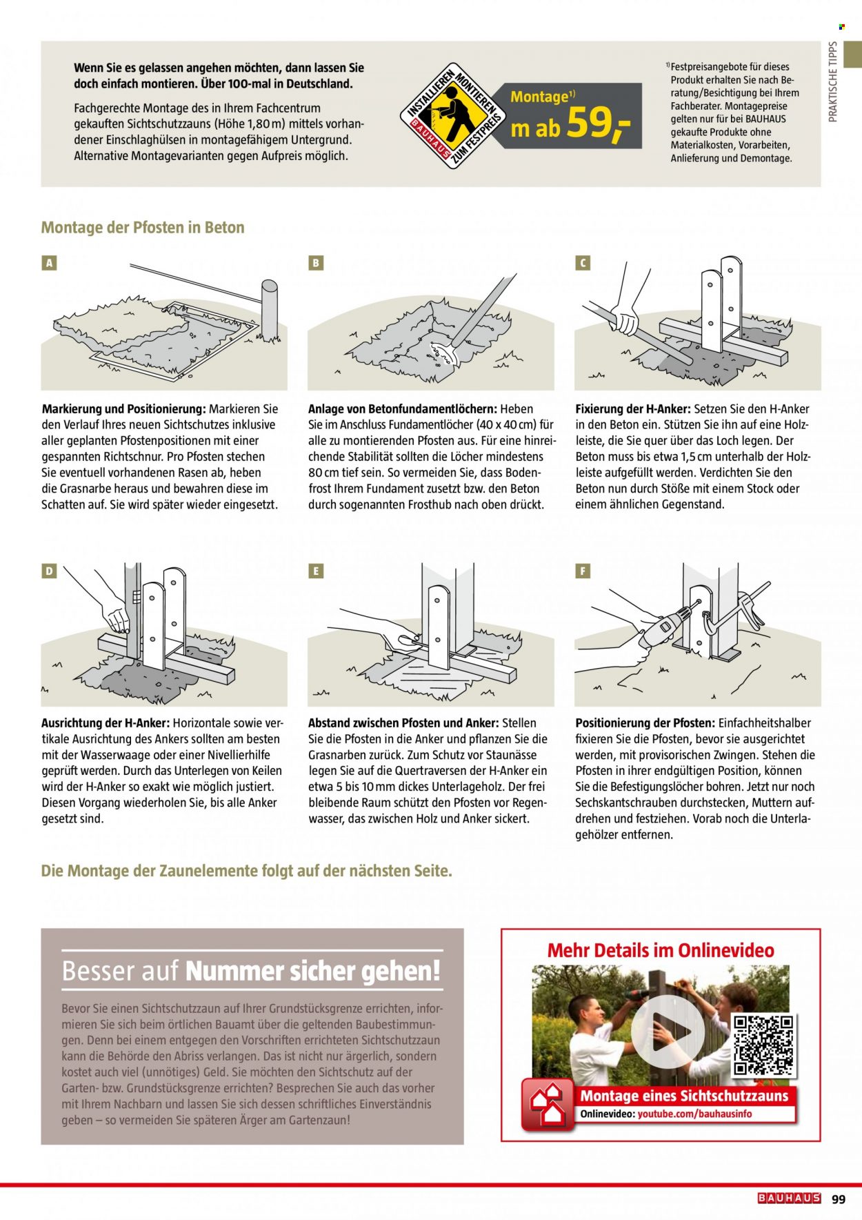 thumbnail - Prospekte Bauhaus - 6.02.2022 - 30.06.2022 - Produkte in Aktion - Holz. Seite 99.