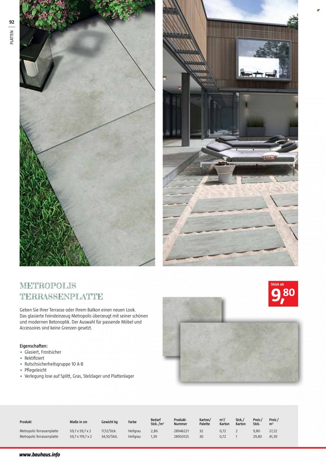 Bauhaus Prospekte  - 6.02.2022 - 30.06.2022. Seite 92