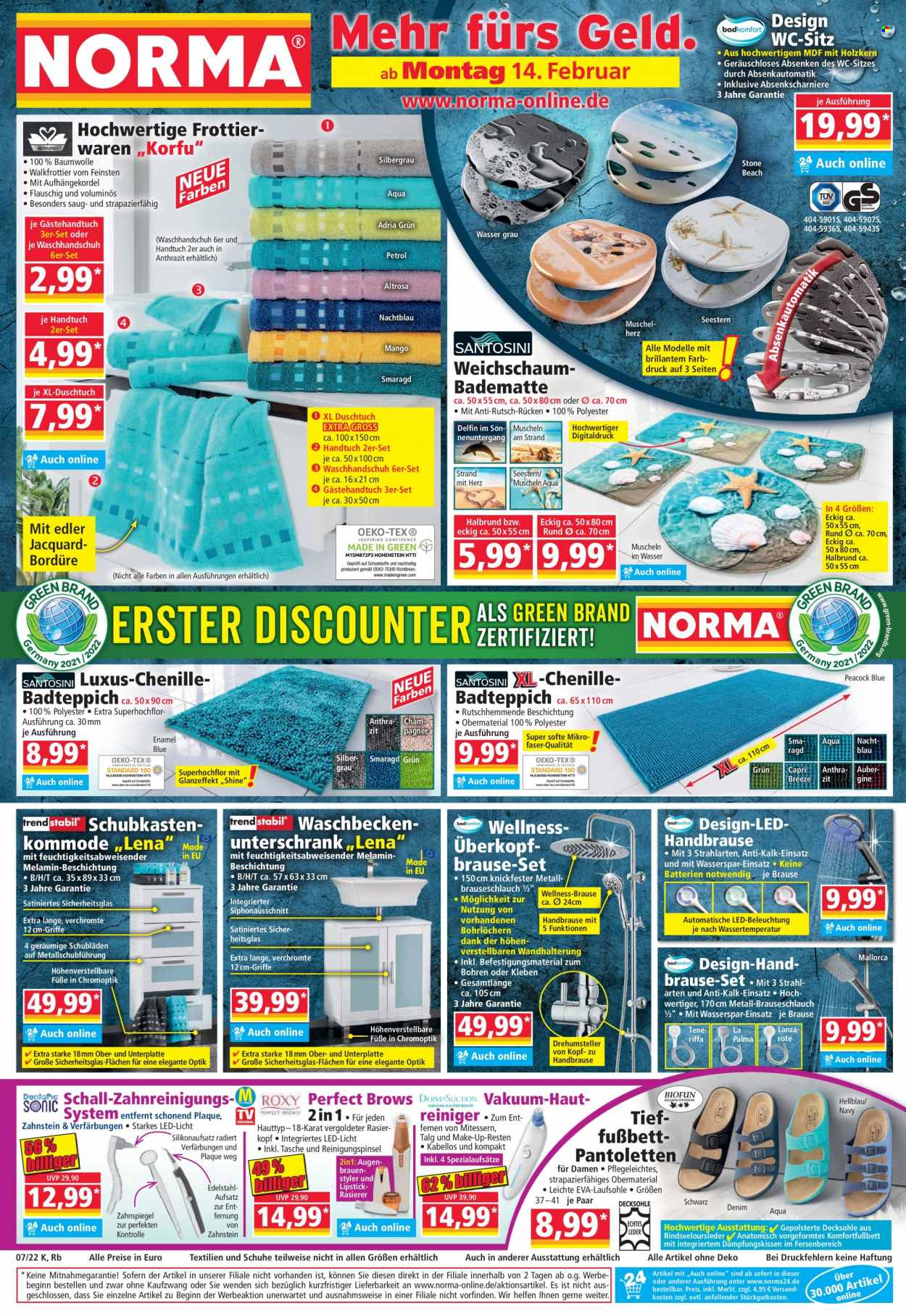 Norma Prospekte  - 14.02.2022 - 20.02.2022. Seite 1