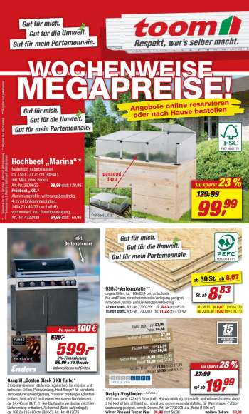 Prospekte toom Baumarkt - 12.02.2022 - 18.02.2022.