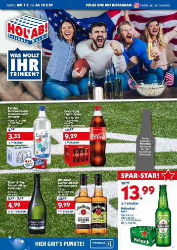 Prospekte Hol'ab! Getränkemarkt - 7.02.2022 - 12.02.2022.