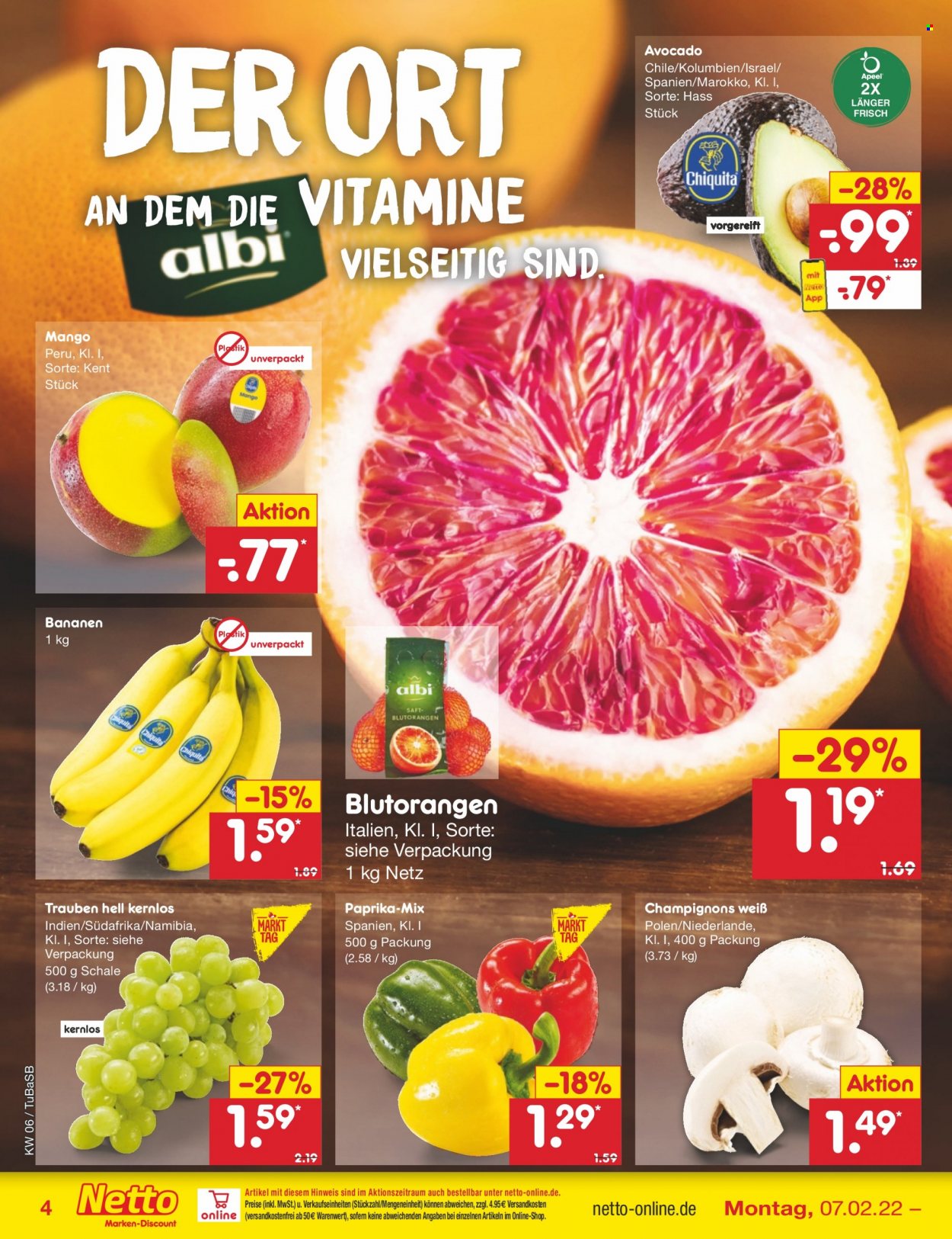Netto Marken-Discount Prospekte  - 7.02.2022 - 12.02.2022. Seite 4