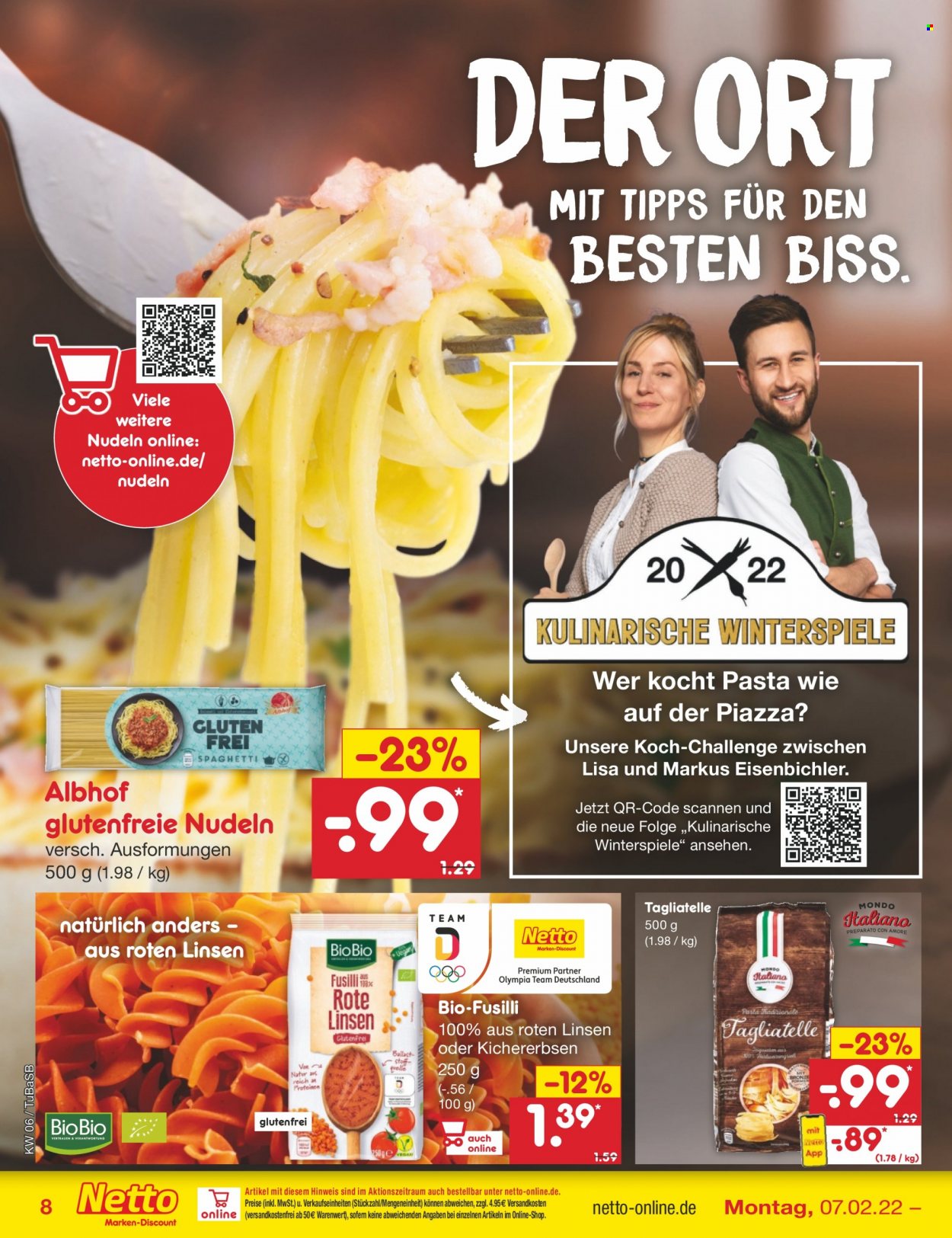 Netto Marken-Discount Prospekte  - 7.02.2022 - 12.02.2022. Seite 8