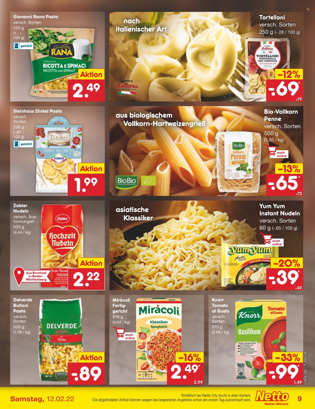 Netto Marken-Discount Prospekte  - 7.02.2022 - 12.02.2022. Seite 9