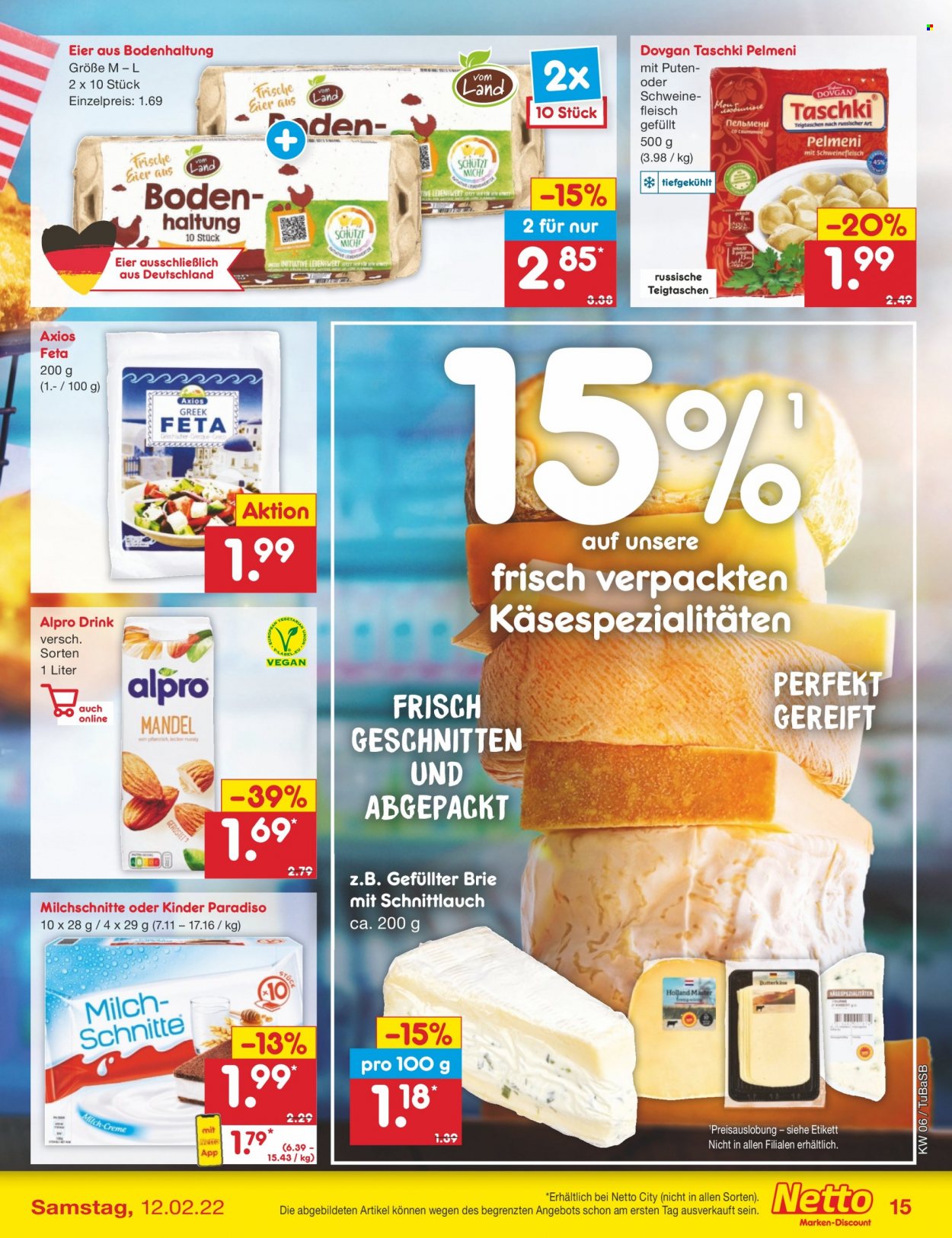 Netto Marken-Discount Prospekte  - 7.02.2022 - 12.02.2022. Seite 15