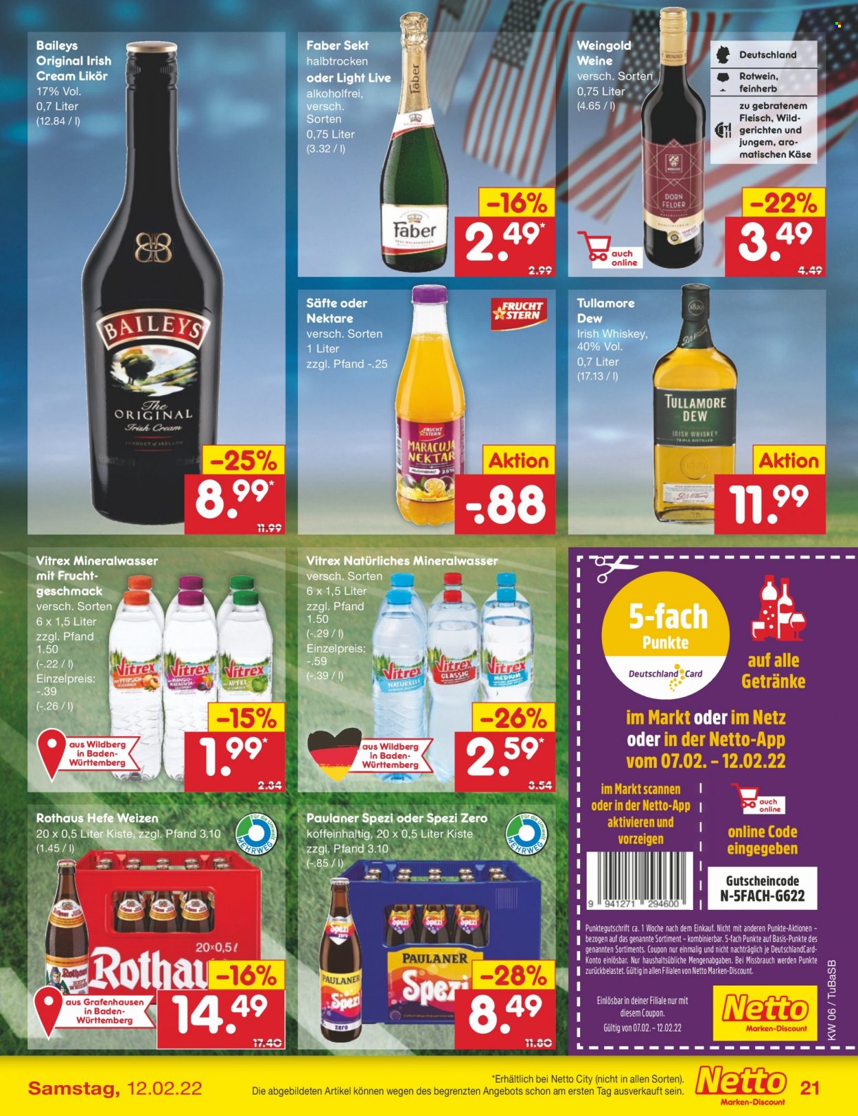 Netto Marken-Discount Prospekte  - 7.02.2022 - 12.02.2022. Seite 21