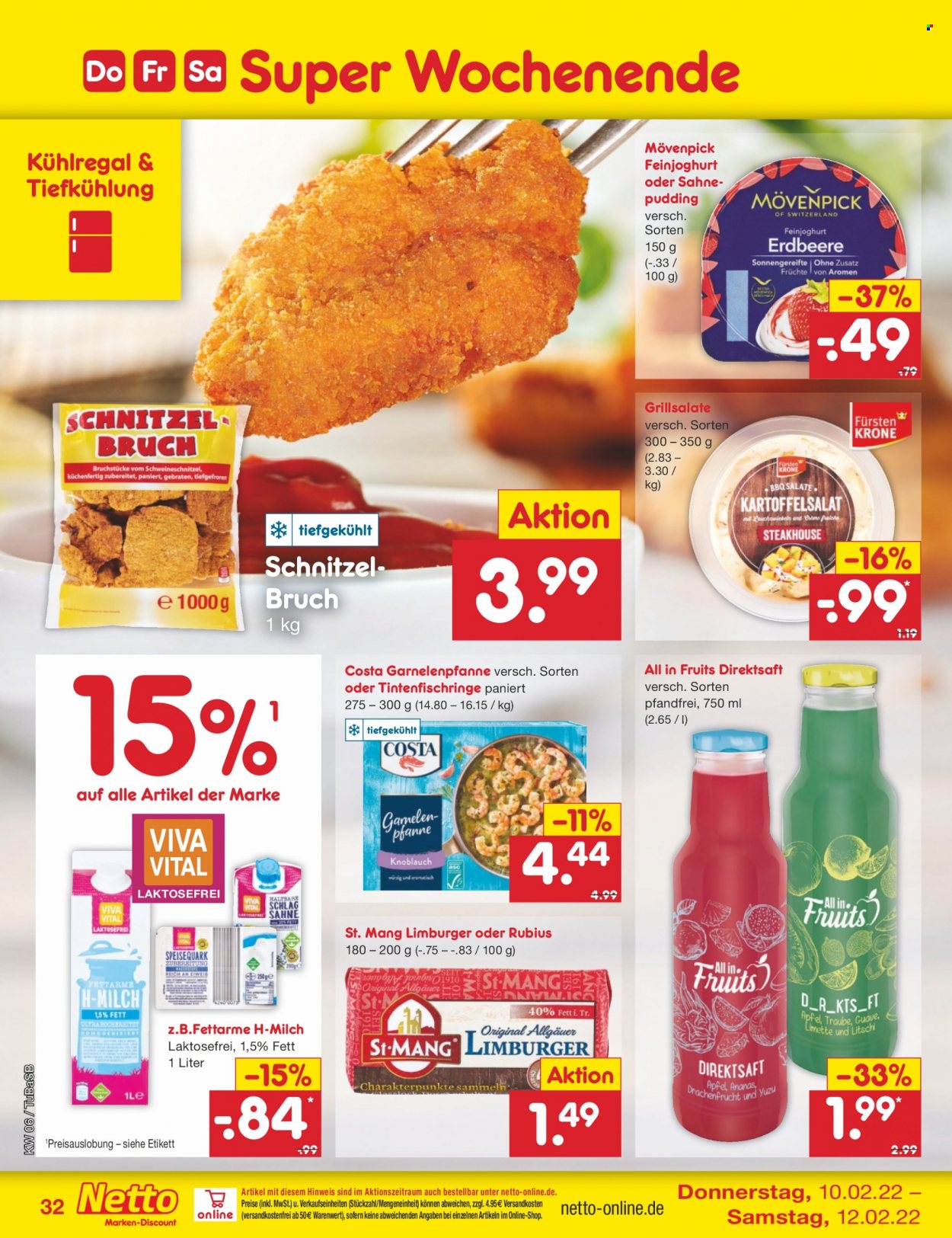 Netto Marken-Discount Prospekte  - 7.02.2022 - 12.02.2022. Seite 32