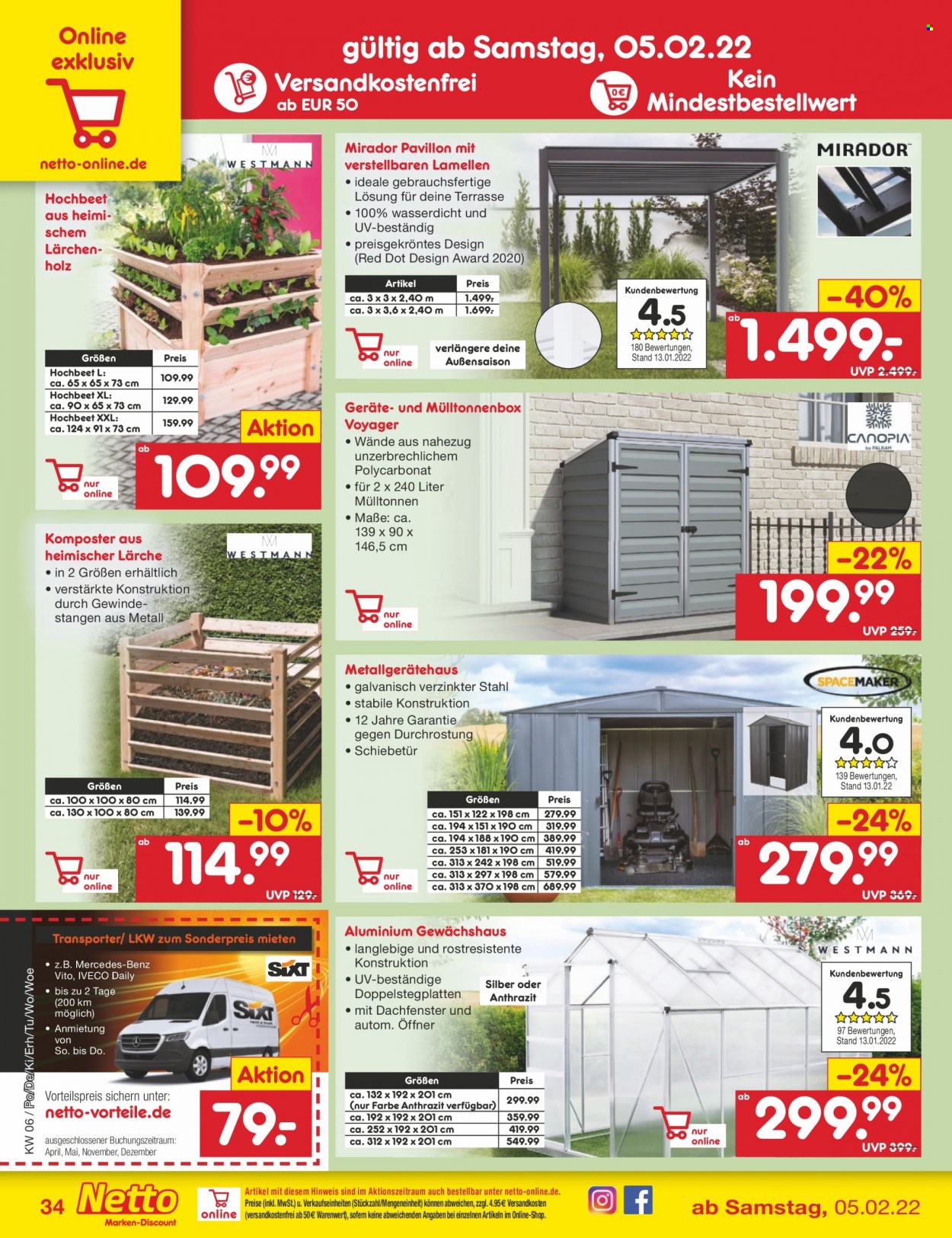 Netto Marken-Discount Prospekte  - 7.02.2022 - 12.02.2022. Seite 34