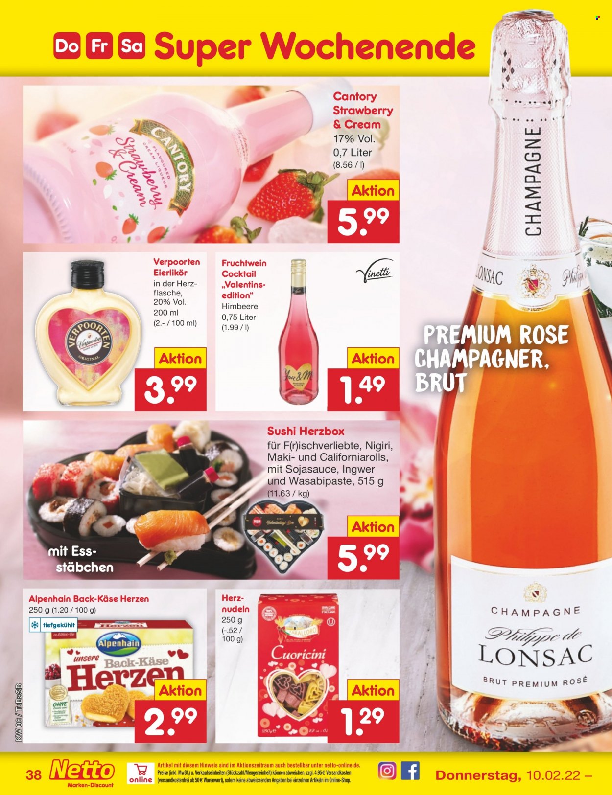 Netto Marken-Discount Prospekte  - 7.02.2022 - 12.02.2022. Seite 38