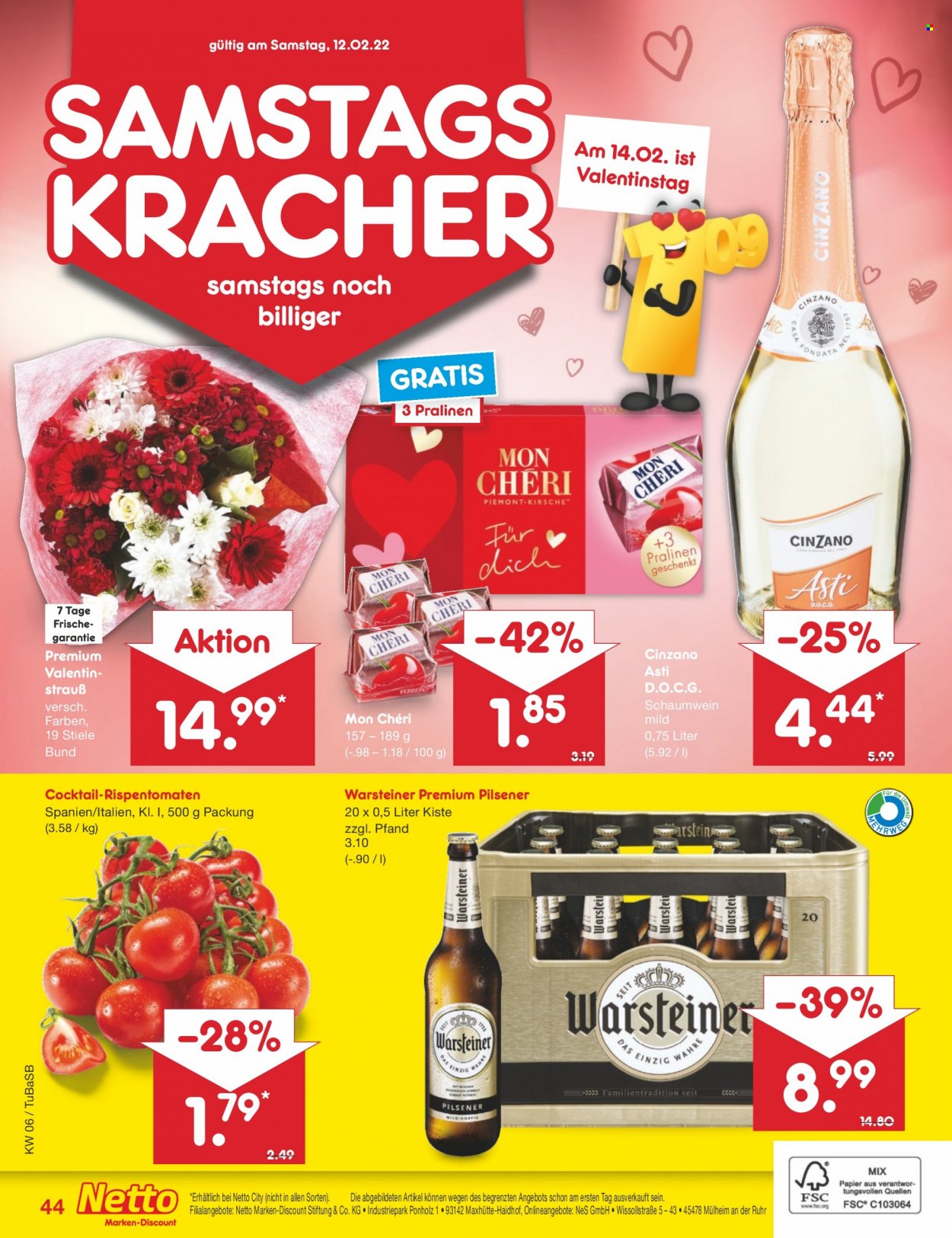 Netto Marken-Discount Prospekte  - 7.02.2022 - 12.02.2022. Seite 44
