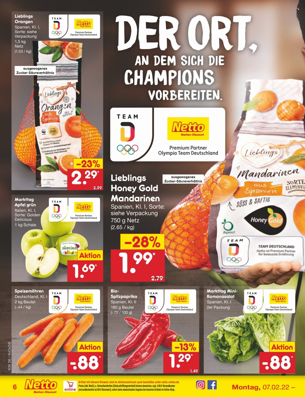 Netto Marken-Discount Prospekte  - 7.02.2022 - 12.02.2022. Seite 6