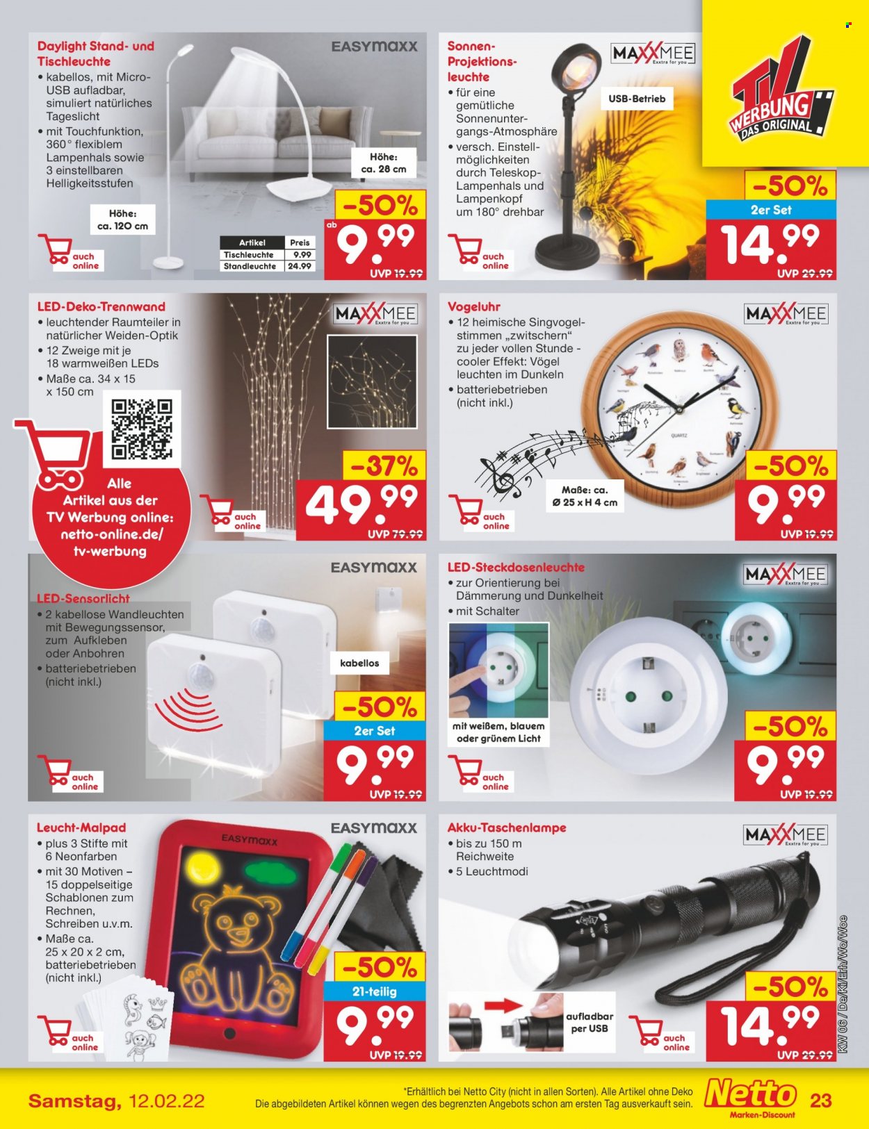 Netto Marken-Discount Prospekte  - 7.02.2022 - 12.02.2022. Seite 23