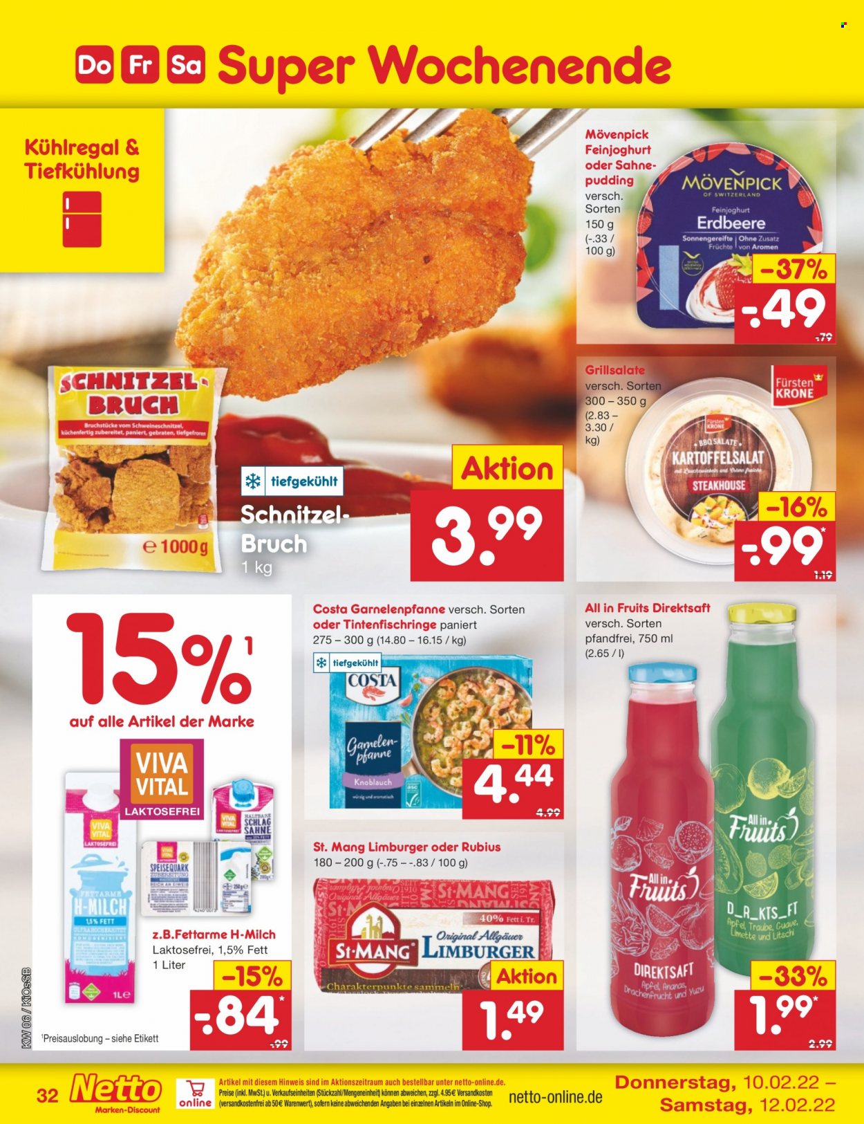 Netto Marken-Discount Prospekte  - 7.02.2022 - 12.02.2022. Seite 32