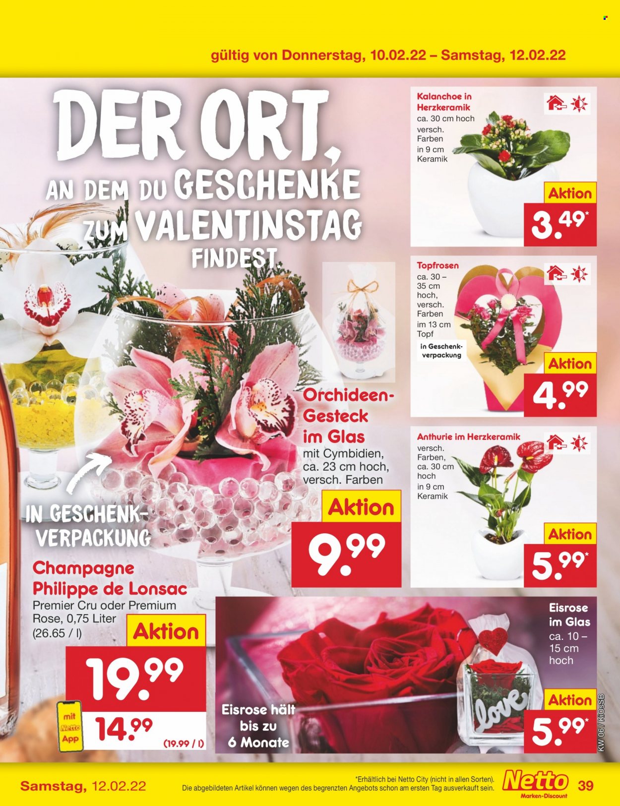 Netto Marken-Discount Prospekte  - 7.02.2022 - 12.02.2022. Seite 39