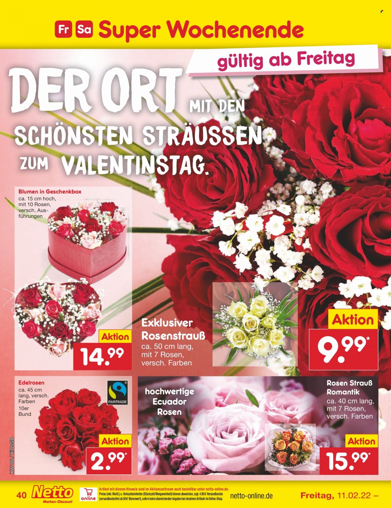 Netto Marken-Discount Prospekte  - 7.02.2022 - 12.02.2022. Seite 40